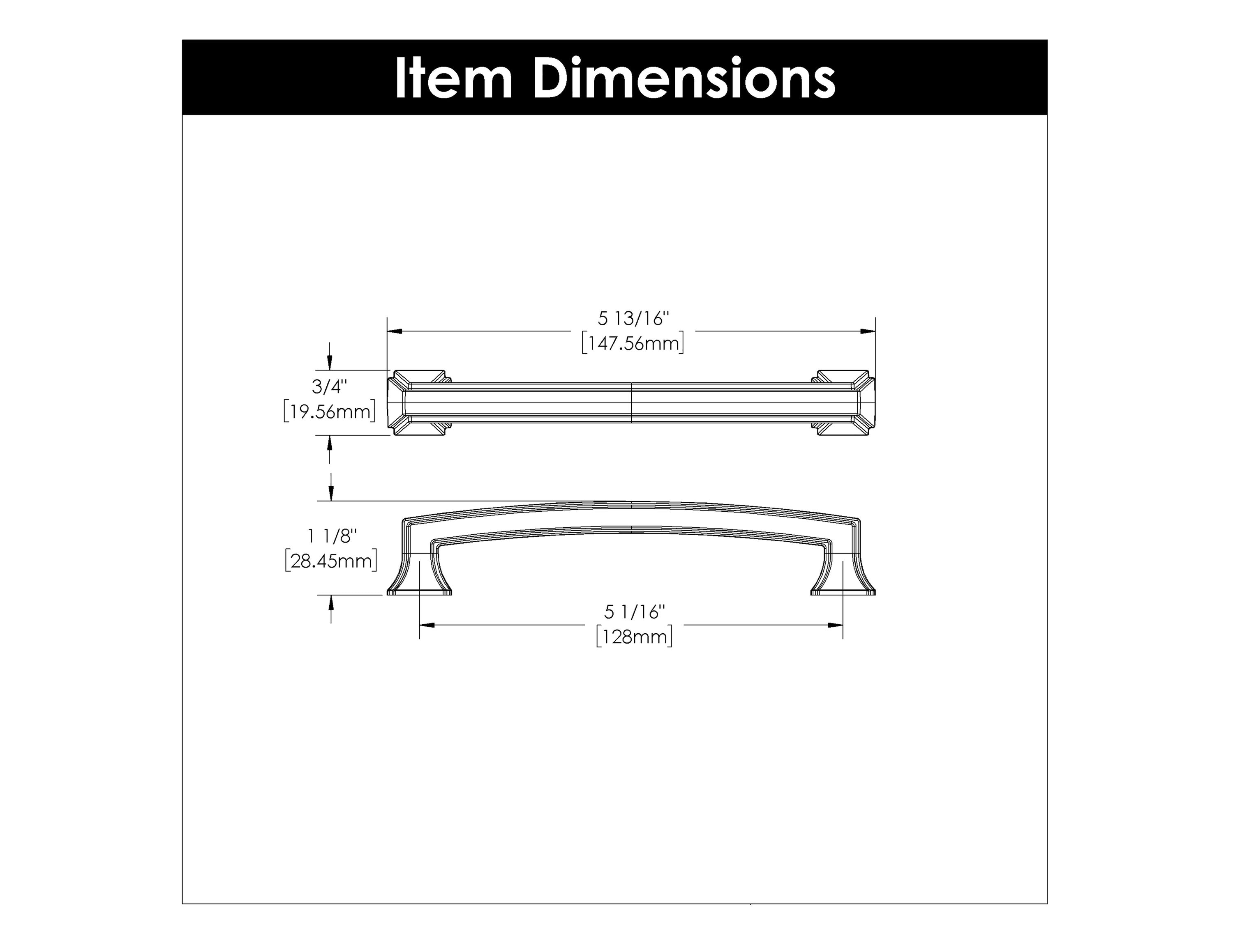 Hickory Hardware P3233-SN-10B Cabinet-Pulls - View #7