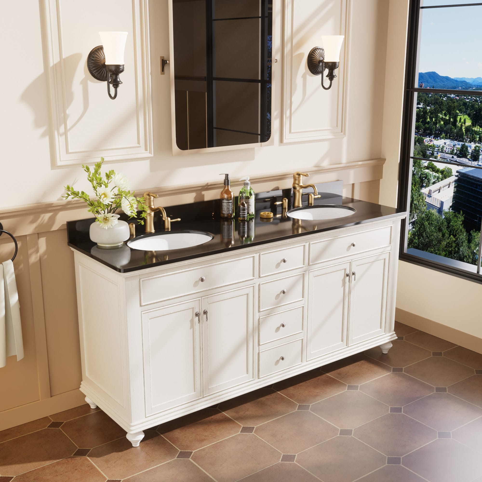 JEAREY HNBYZTY-BLUE Bath-Vanity-Combo - View #3