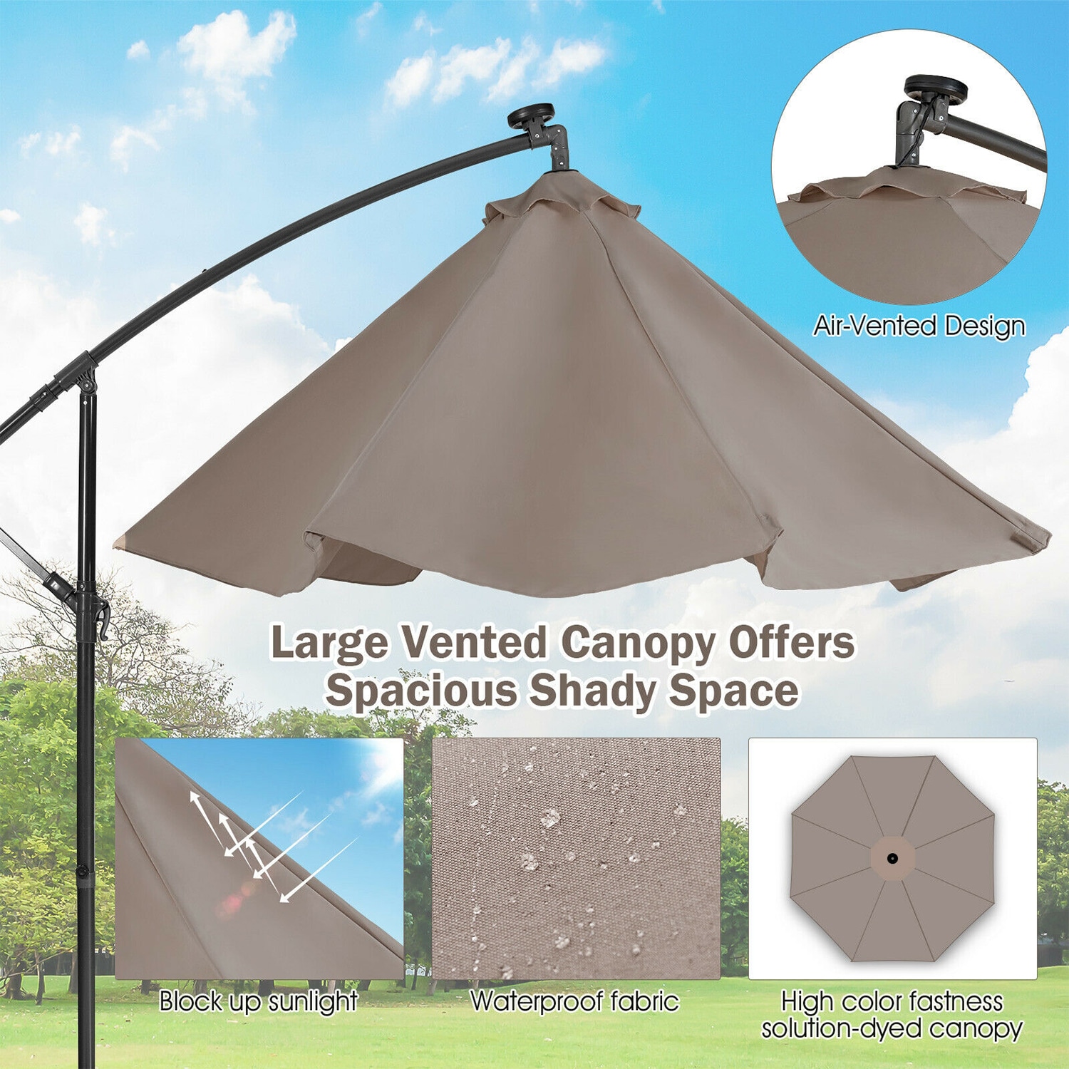 WELLFOR TDG10194CF Umbrellas-2 - View #4