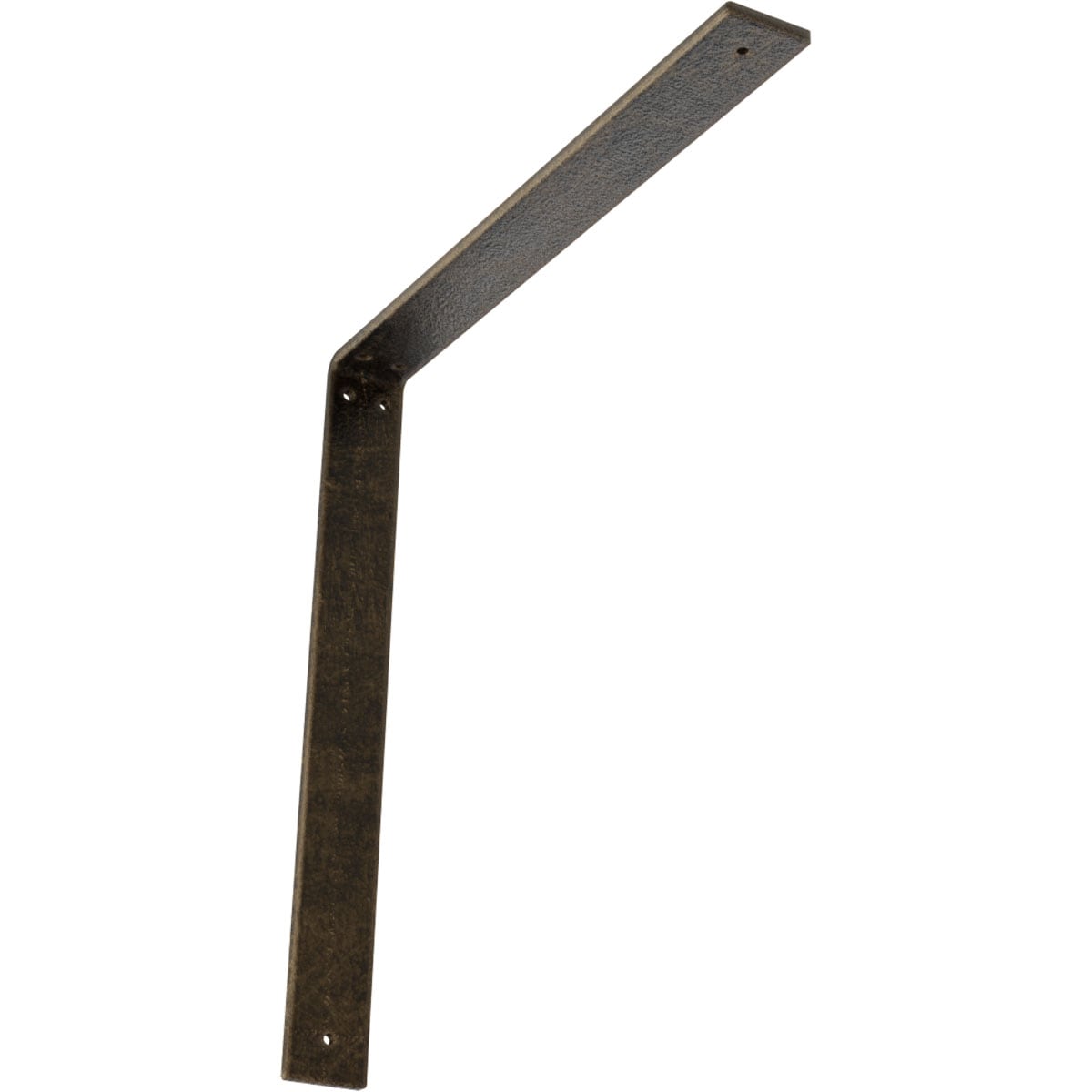 Ekena Millwork BKTM02X18X18HAAPG Hamilton 18-in x 2-in x 18-in Antique gold Steel Mounting bracket