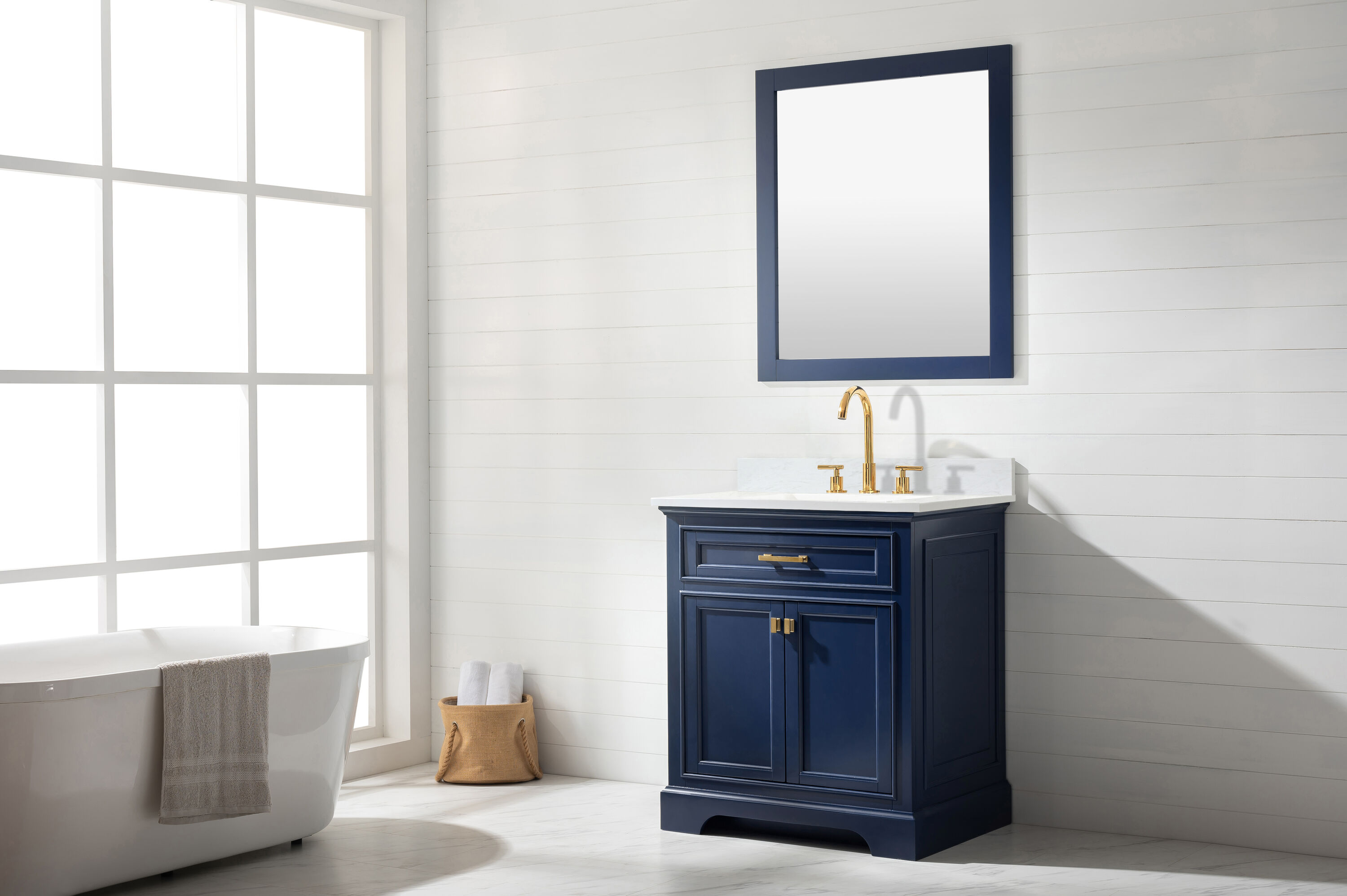 Design Element ML-30-BLU Bath-Vanity-Combo - View #3