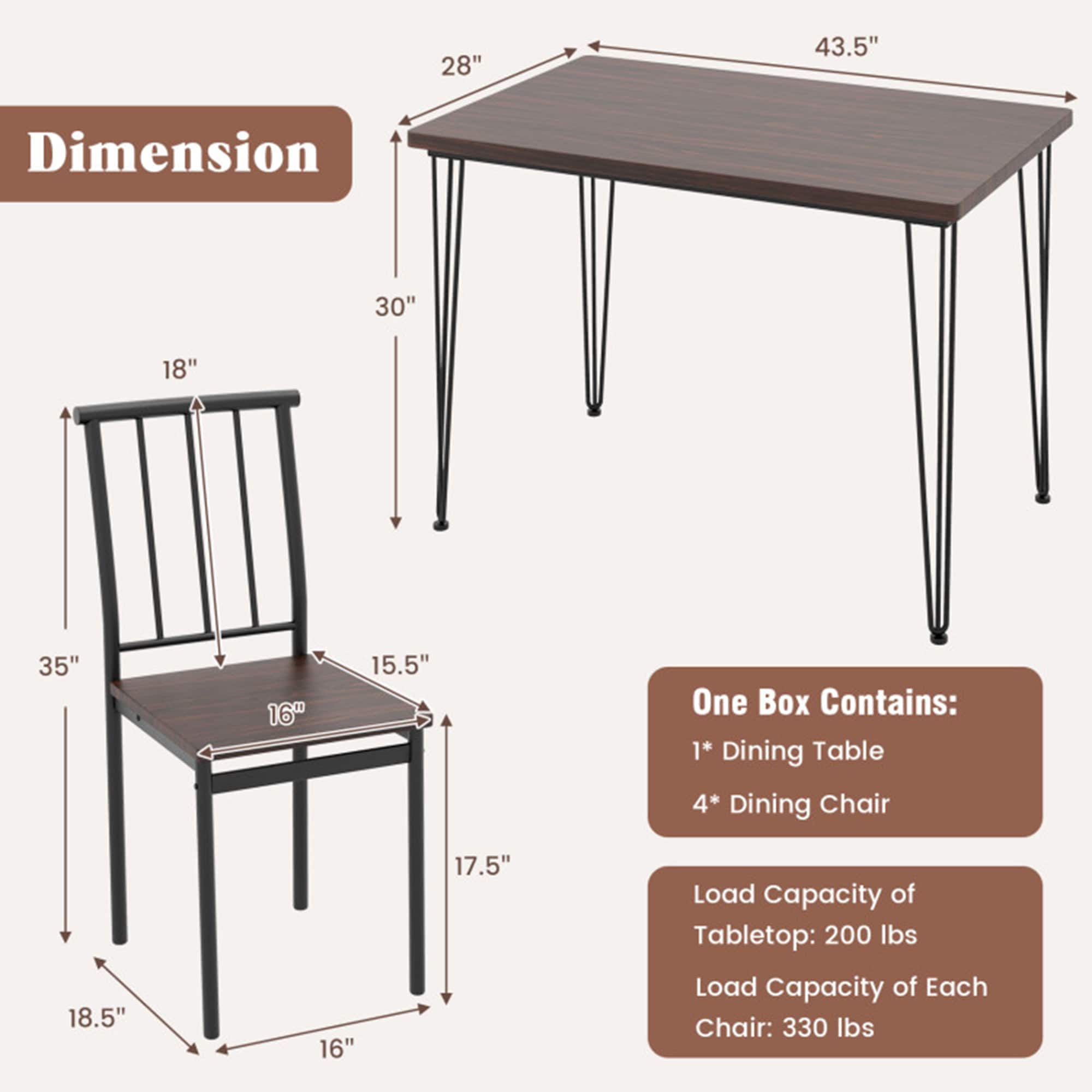 Clihome WM-SM000289AAK Dining-Sets - View #5