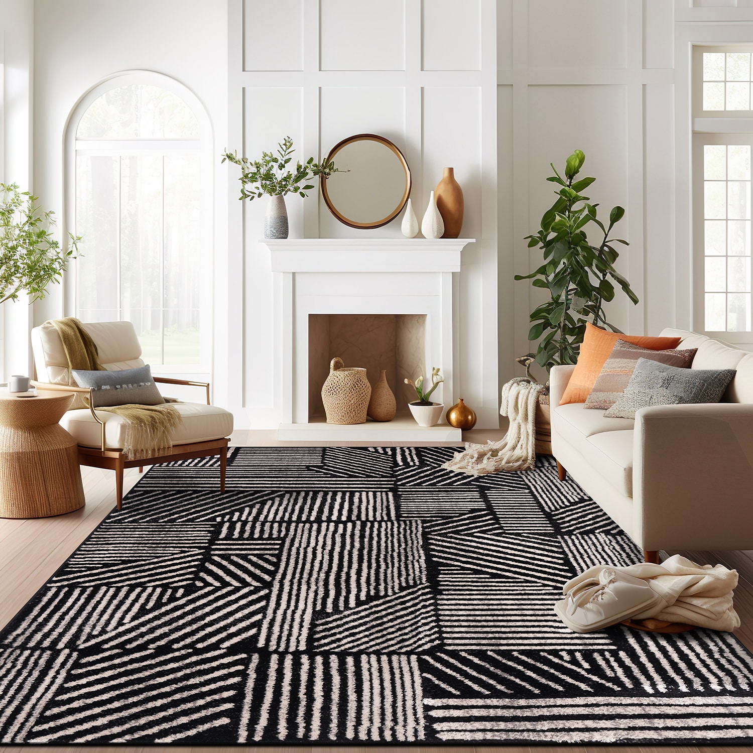 World Rug Gallery 396BLACK8X12 rugs - View #2