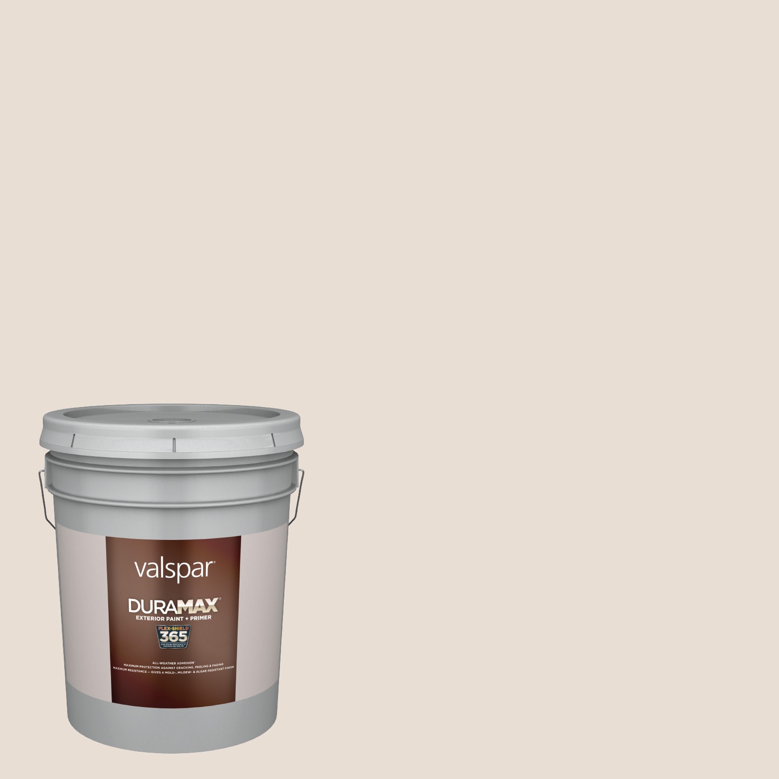 Valspar 2005-10C-4832 Duramax Flat Bungalow White 2005-10C Latex Exterior Paint + Primer ( 5-gallon )