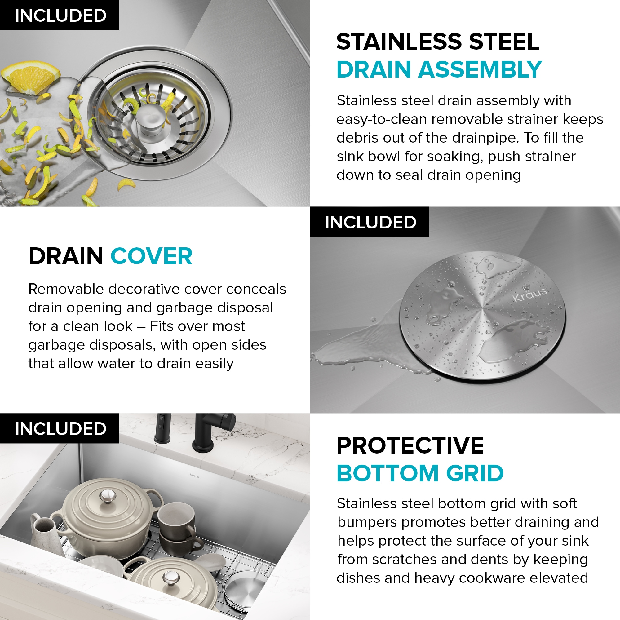 Kraus KHU110-27 Kitchen-Sinks - View #11