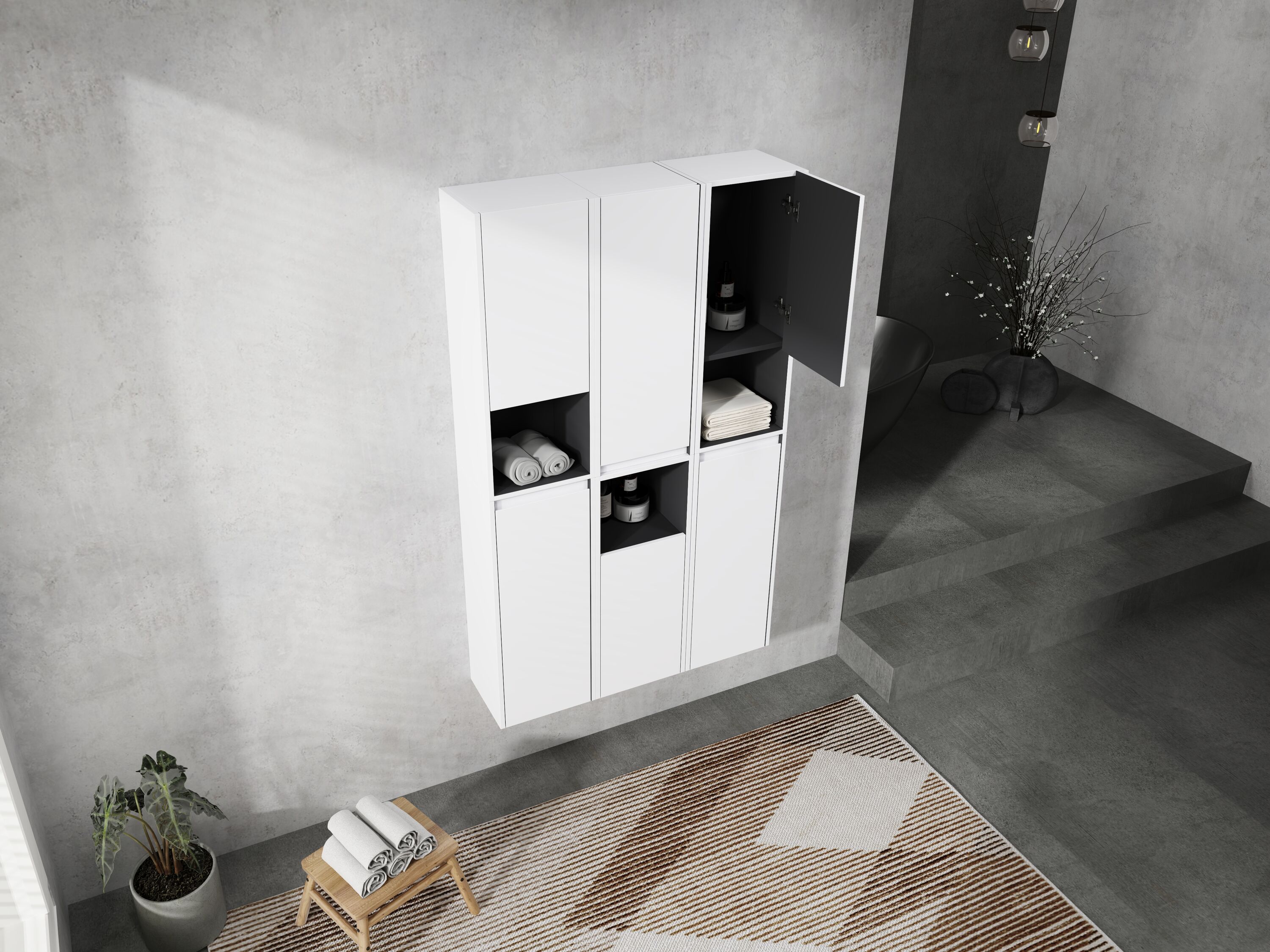 Tahanbath MT2-99S00283 Bathroom-Wall-Cabinets - View #3