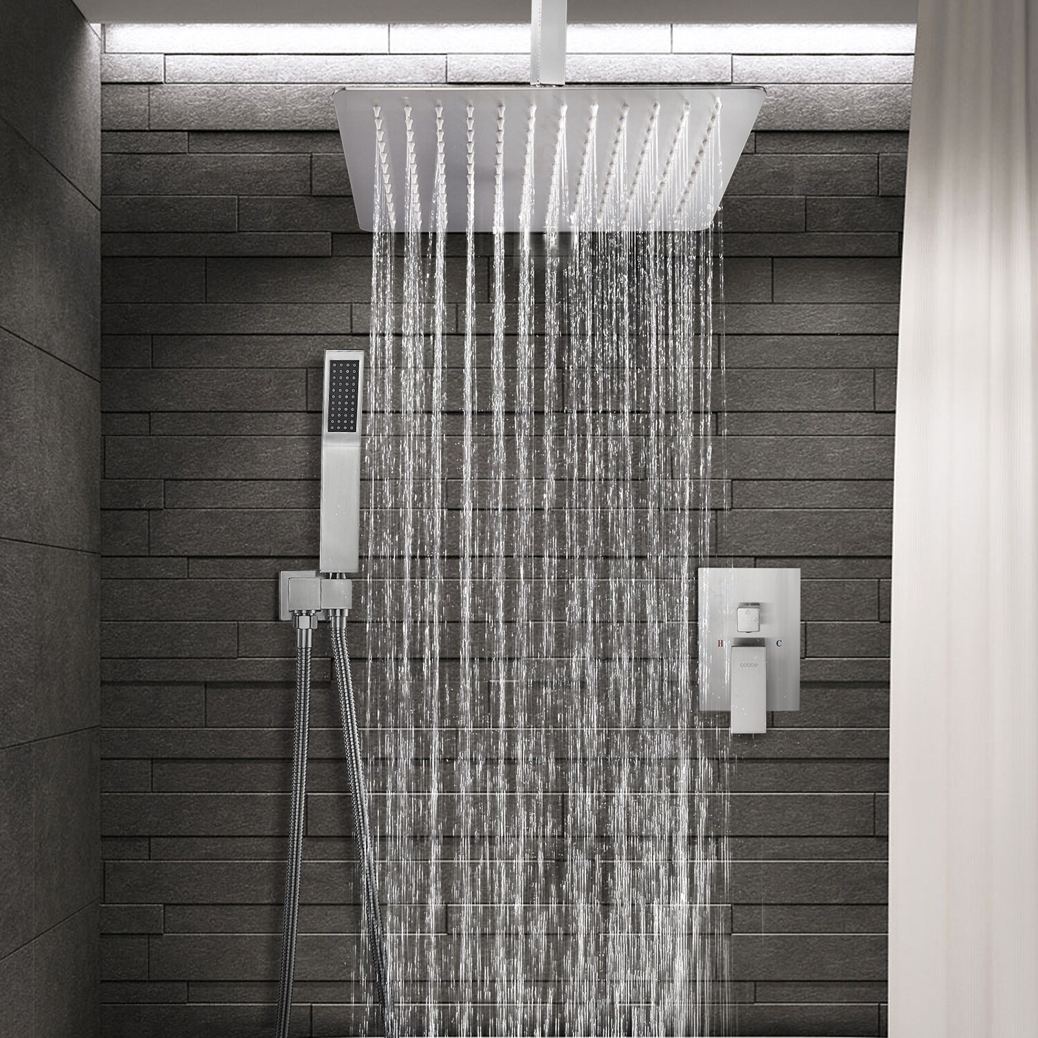 Cobbe LSKSSF0312N Showerhead-Bar-Panels - View #4