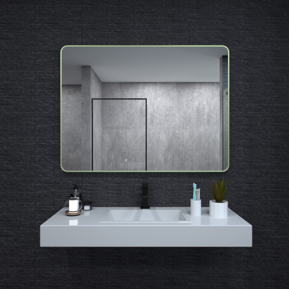 Forclover TAK-FMR4836MG Framed-Bath-Mirrors - View #5