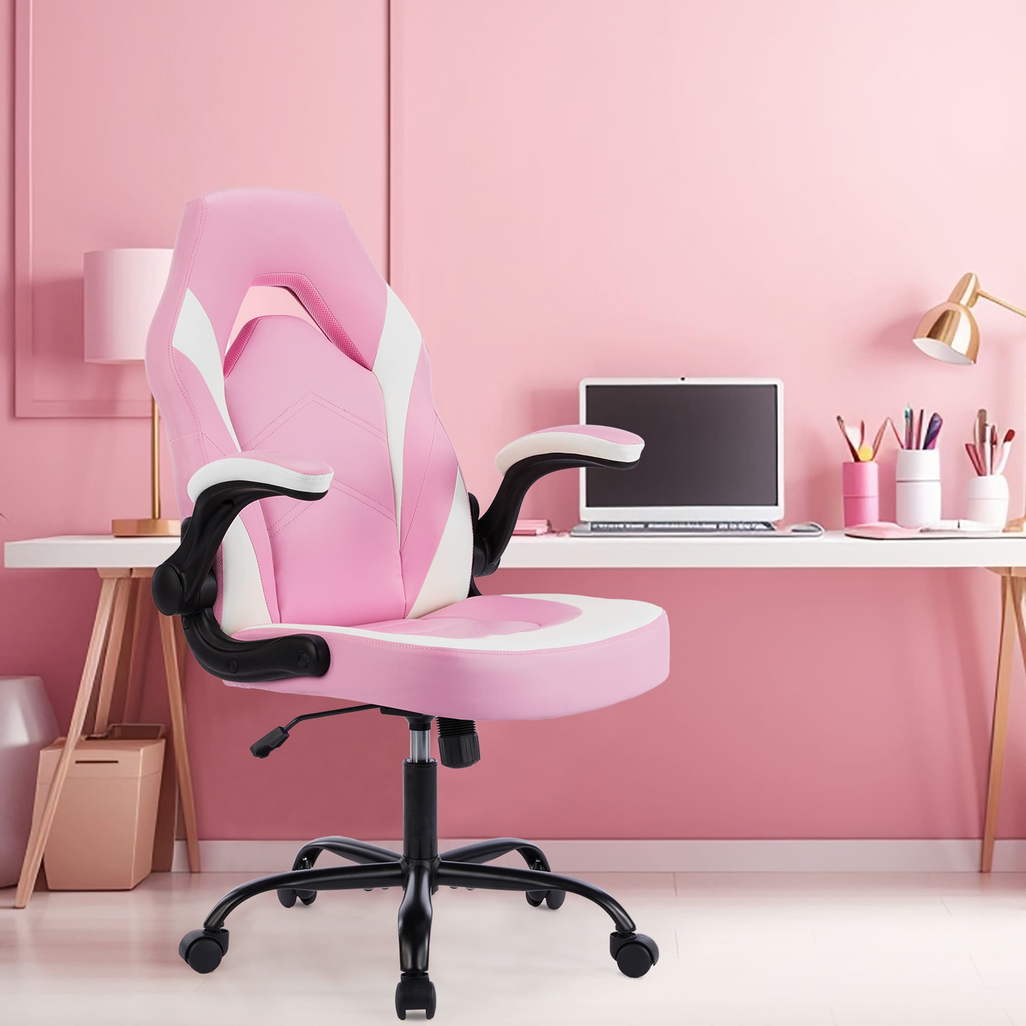 Bestier USLOW-G300550D-PINK Office-Chairs - View #6