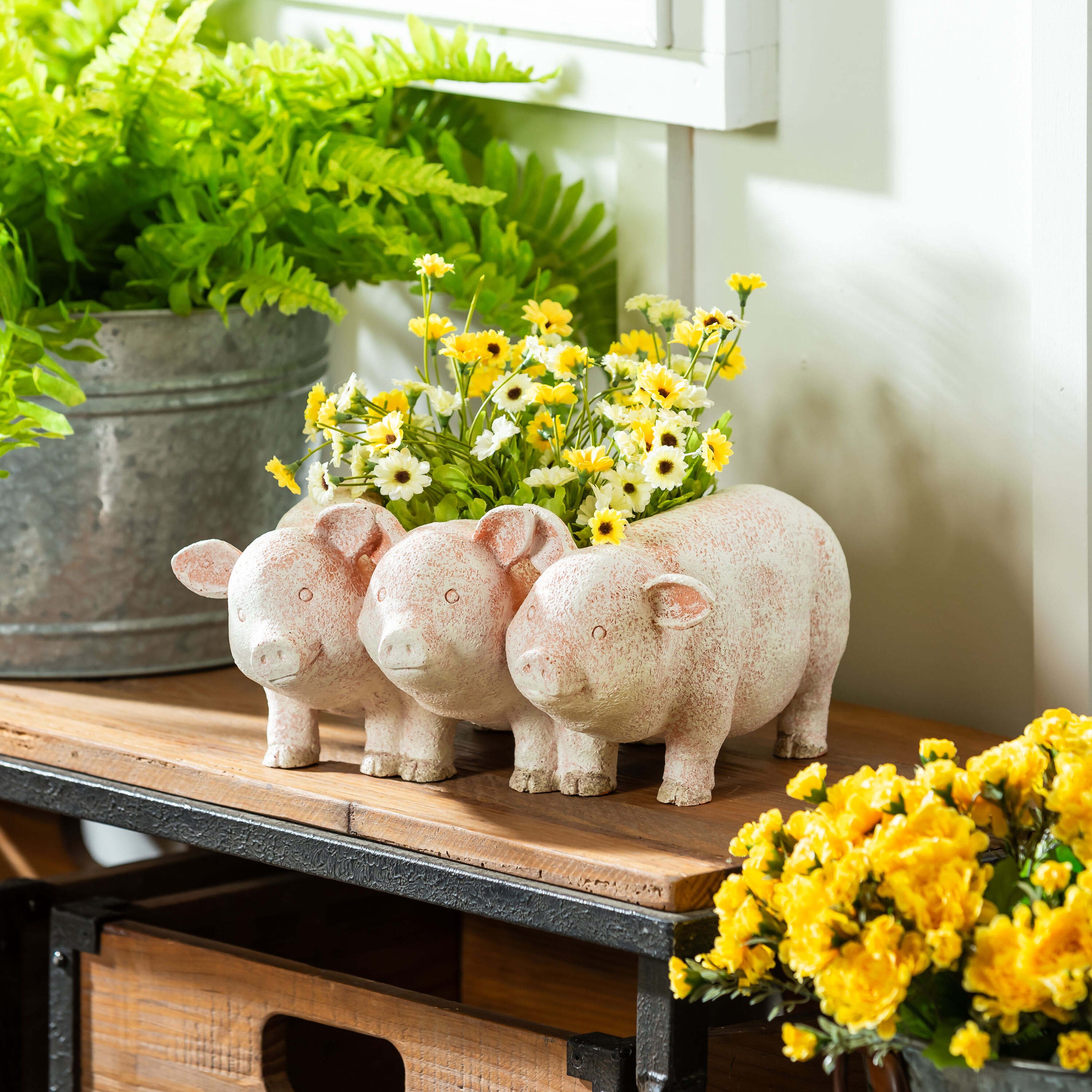 Evergreen Q55458PIG Planter-Window-Box - View #3
