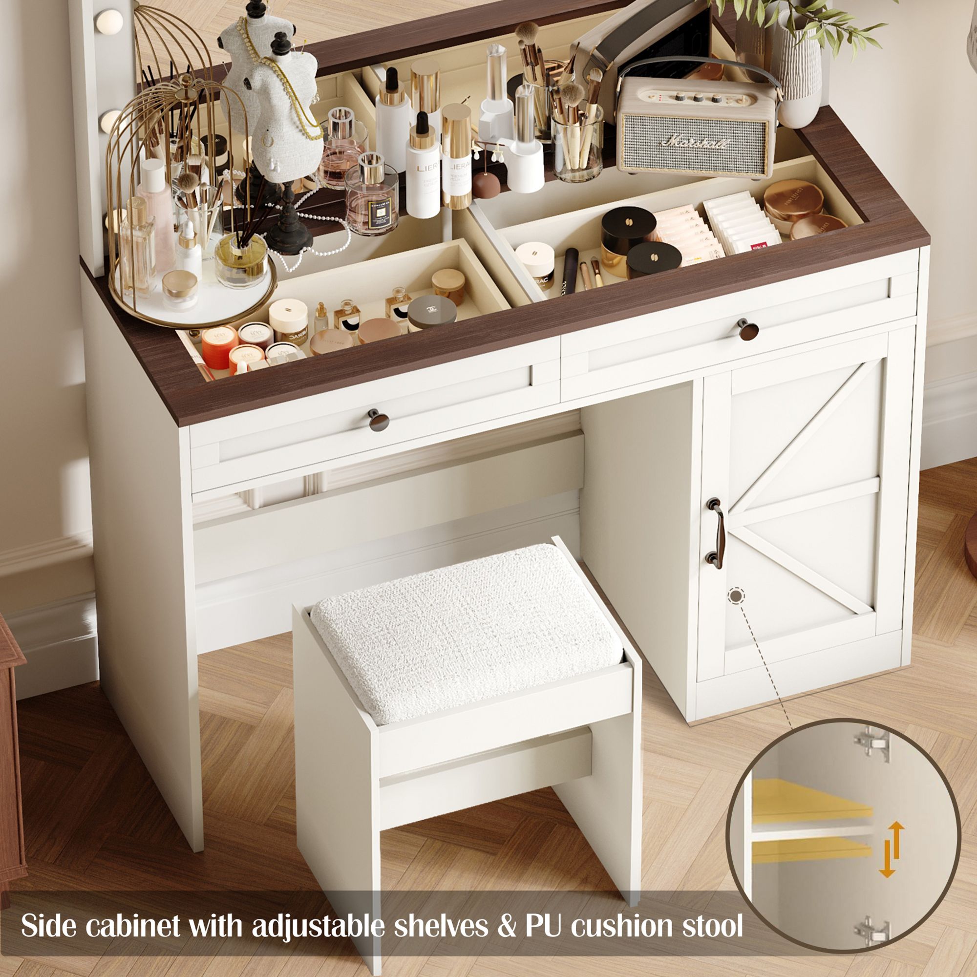 Yiekholo LL-1878AAK Bedroom-Vanities - View #6