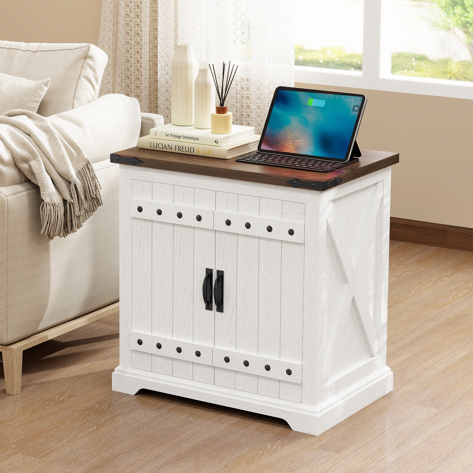LTMATE LSAP023-WH End-Tables - View #7