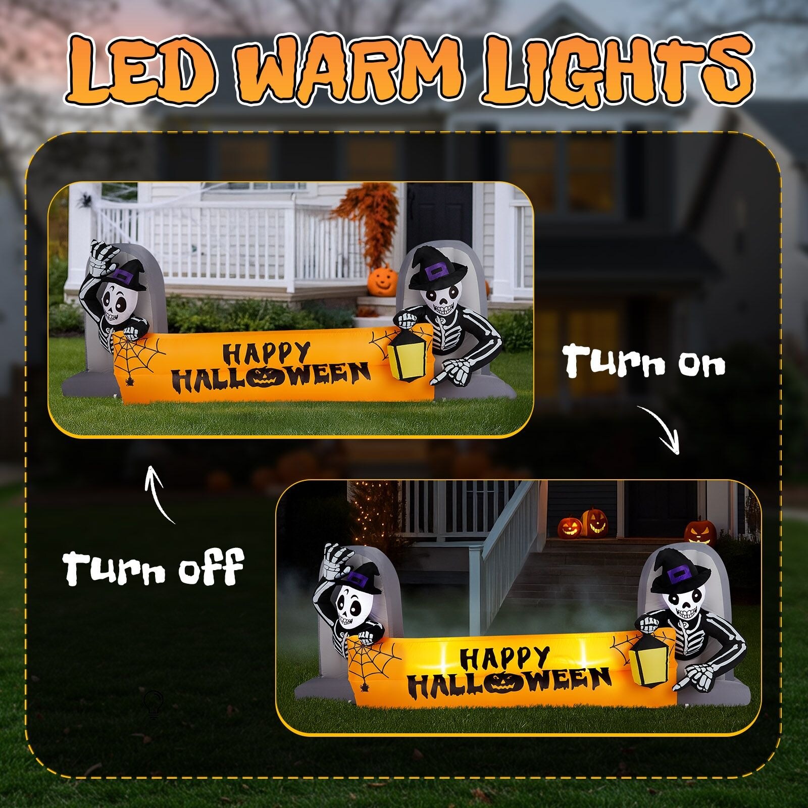 Wudkey L4-OI0O4S Table-Halloween-Decor - View #7