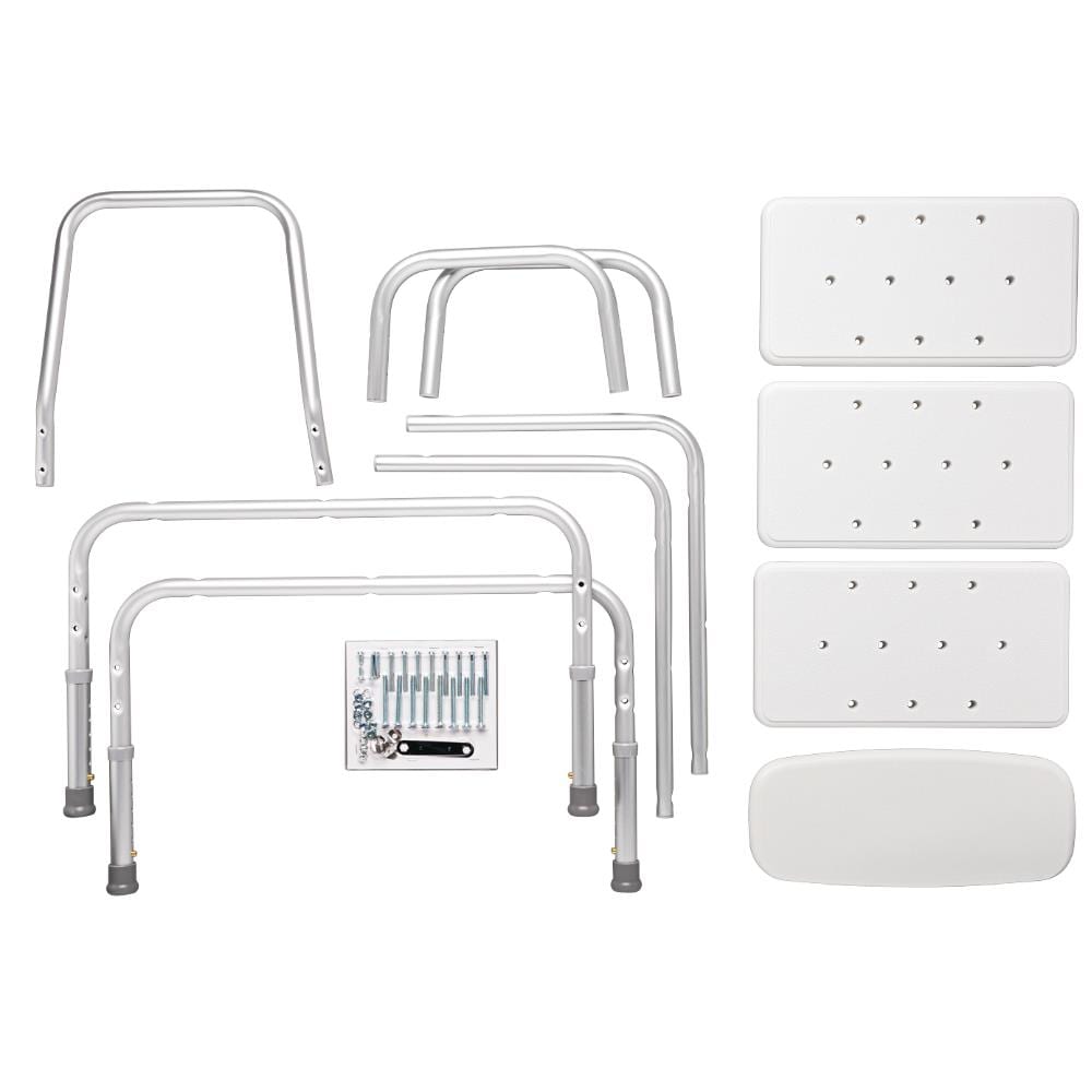 Delta White Plastic Freestanding Transfer Bench at Lowes