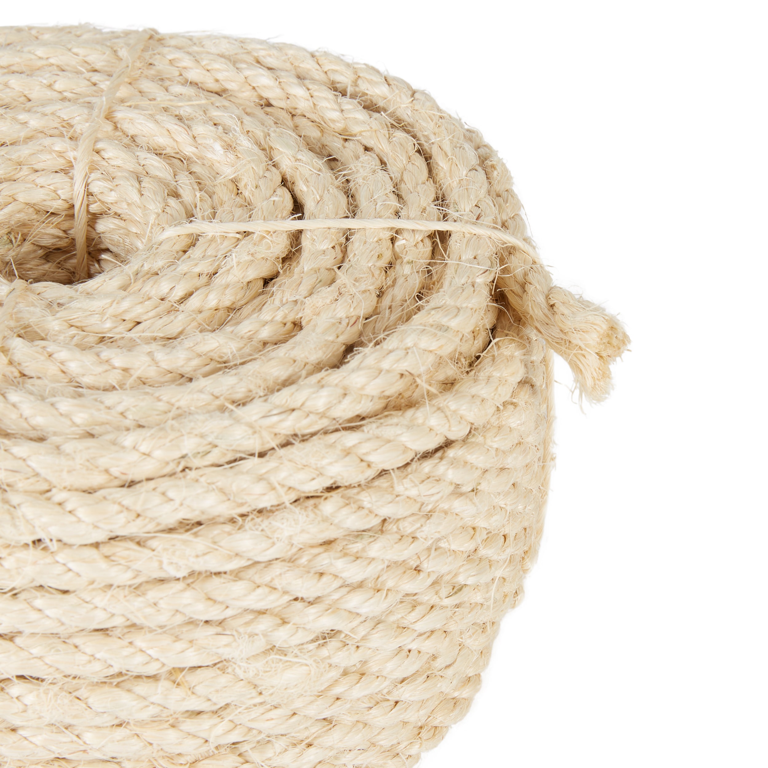 T.W. Evans Cordage 0.375-in x 100-ft Twisted Sisal Rope (By-the-Roll) in  the Rope (By-the-Roll) department at