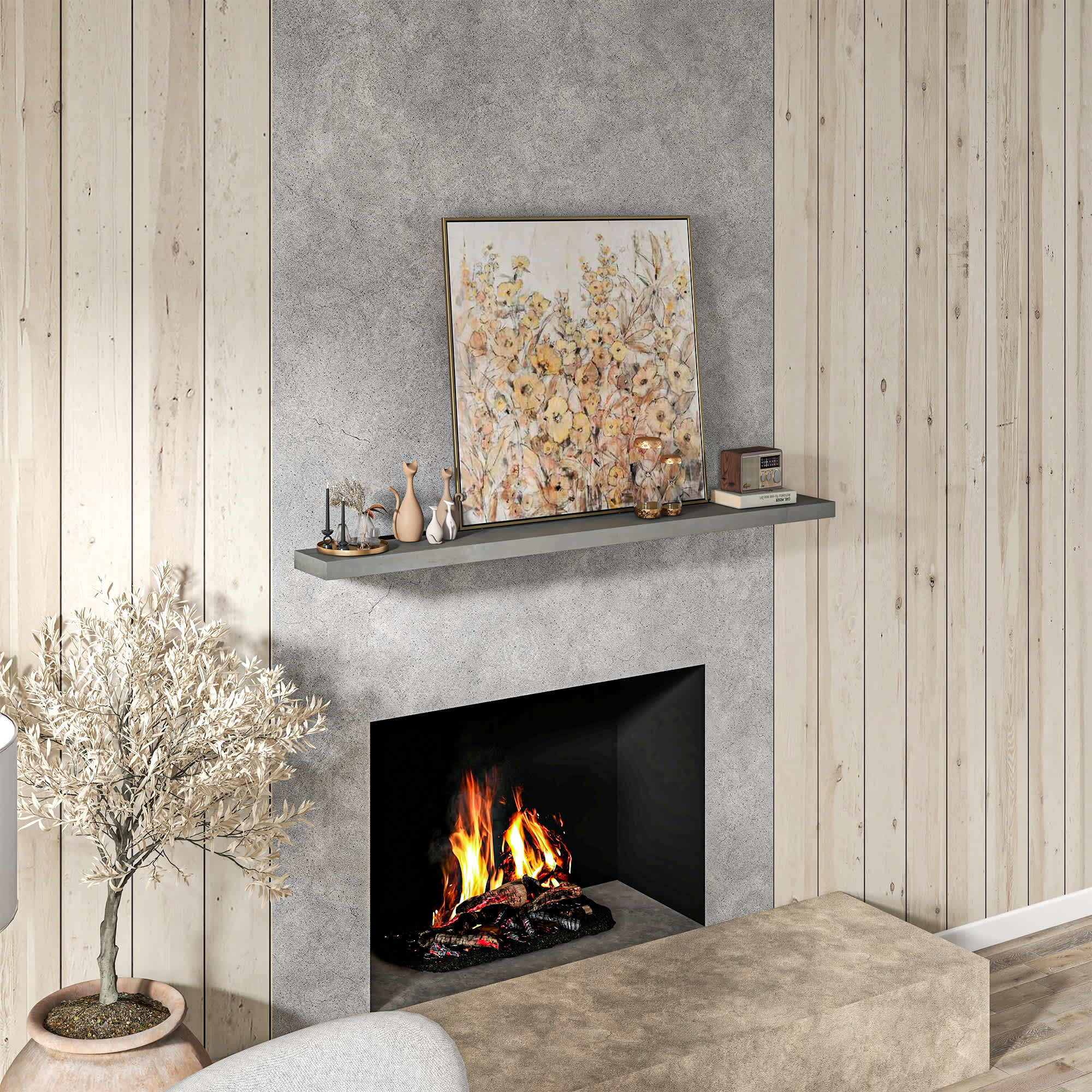 Vynxaria LEXY1645-DJBJ-SM004 Mantel-Shelves - View #4