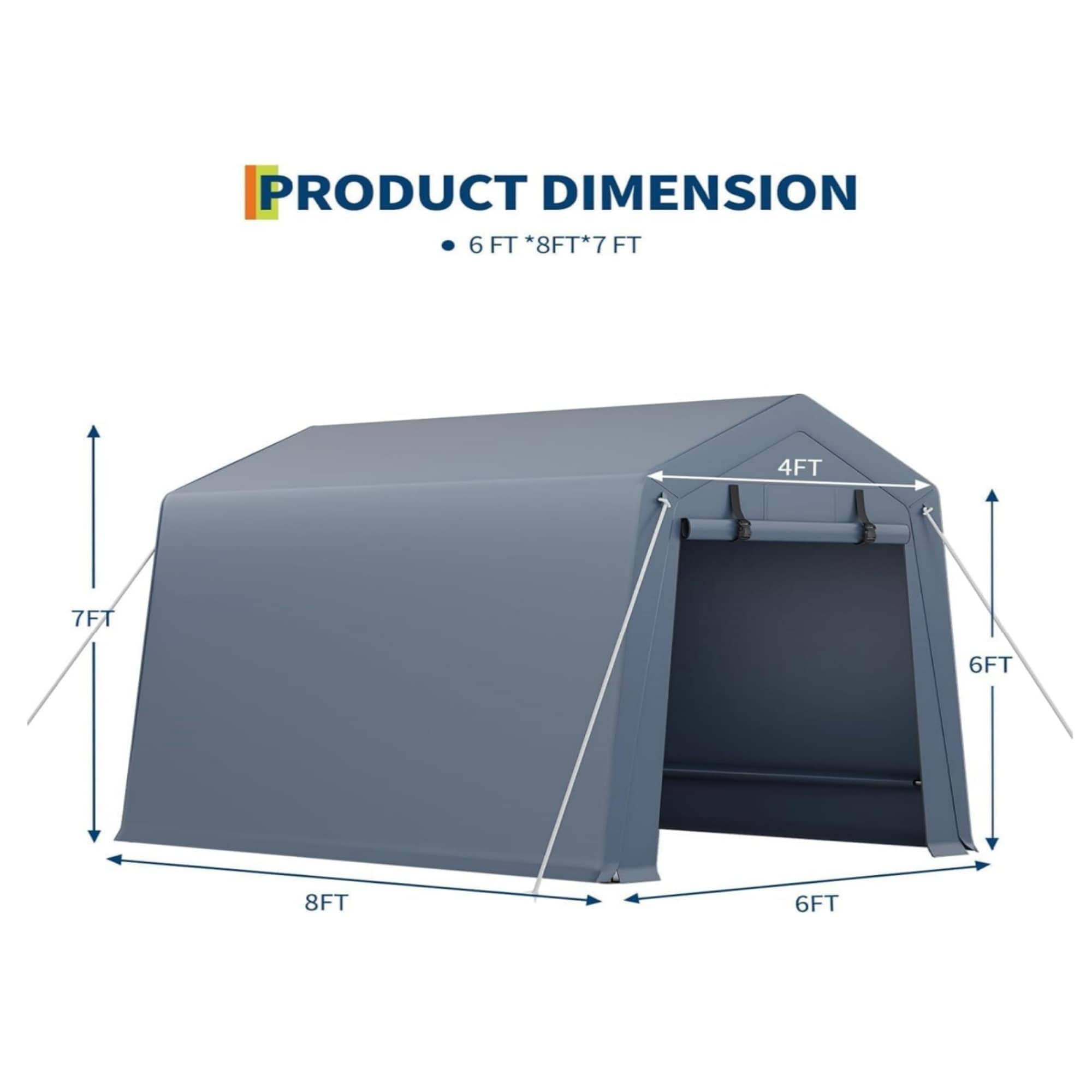 Qeetex LSHQQPPG-338CVHCJ Carport-Covers - View #2