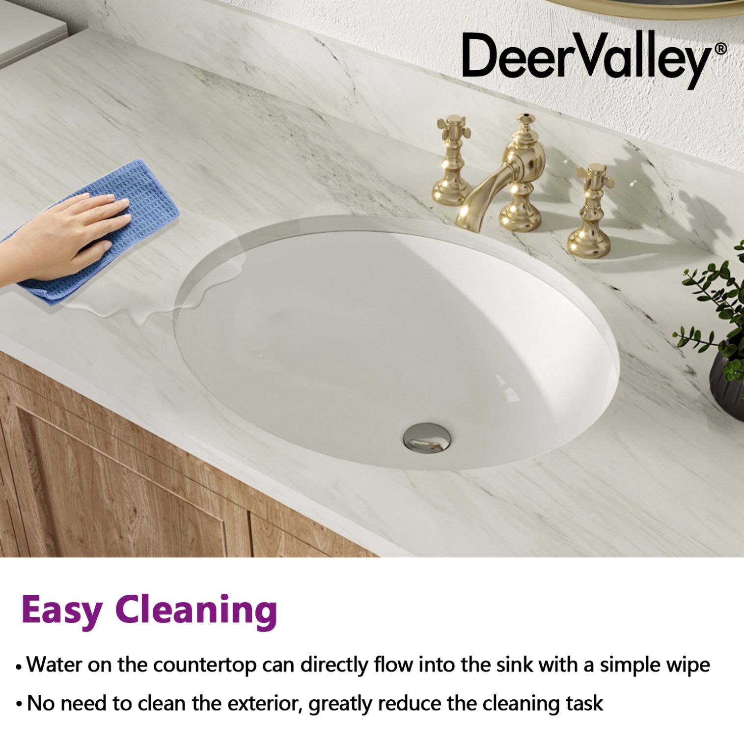 DeerValley DV-1U302 Bath-Sink - View #8