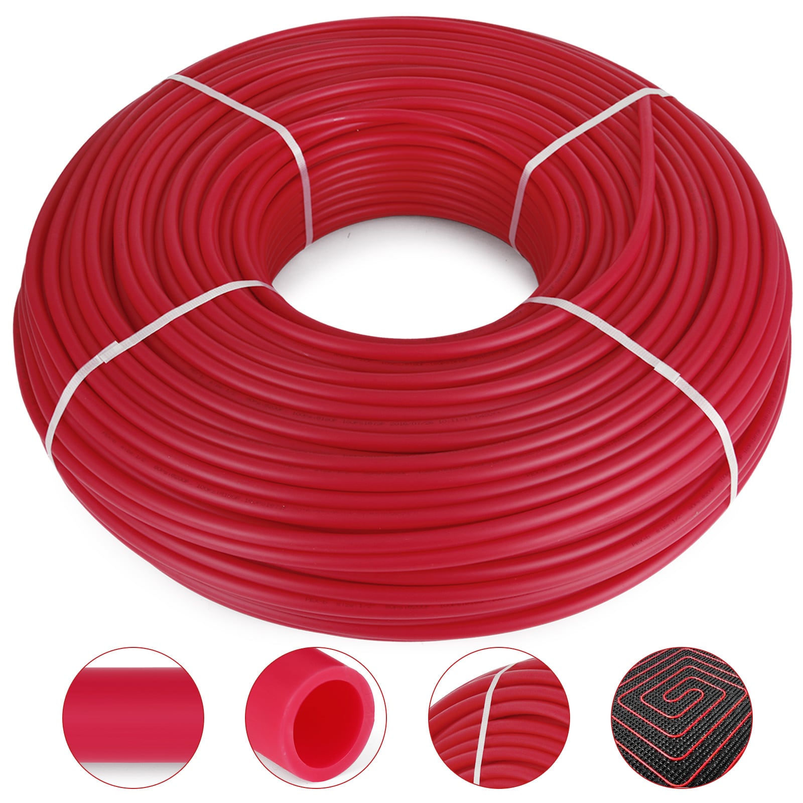 VEVOR PEXG900FT1-2SCHS1V0 Oxygen Barrier Pex Tubing Tube Coil Evoh Pex B Pipe For Residential Commercial Radiant Floor Heating Pex Pipe