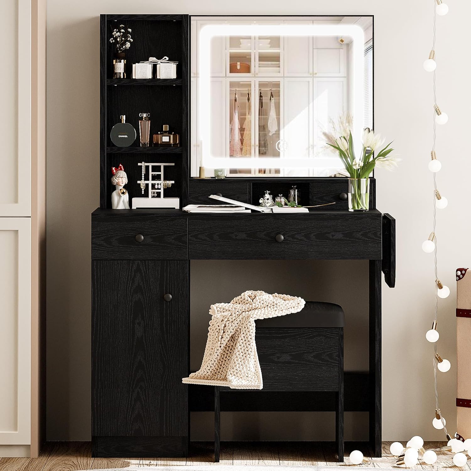 Likimio 7P9UTNQGID5CUXLW Bedroom-Vanities - View #7