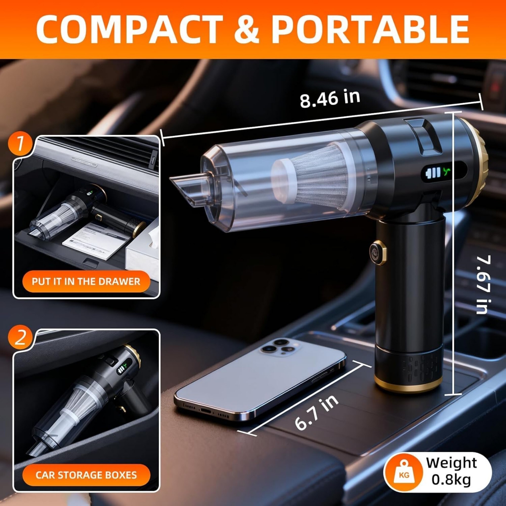 Wudkey L4-LL4I1U Handheld-Vacuums - View #3