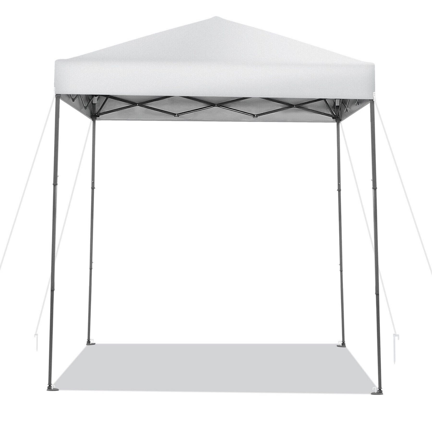 LIVIZA TDZ10849WH 6.6-Feet x 6.6-Feet Square White Pop-up canopy