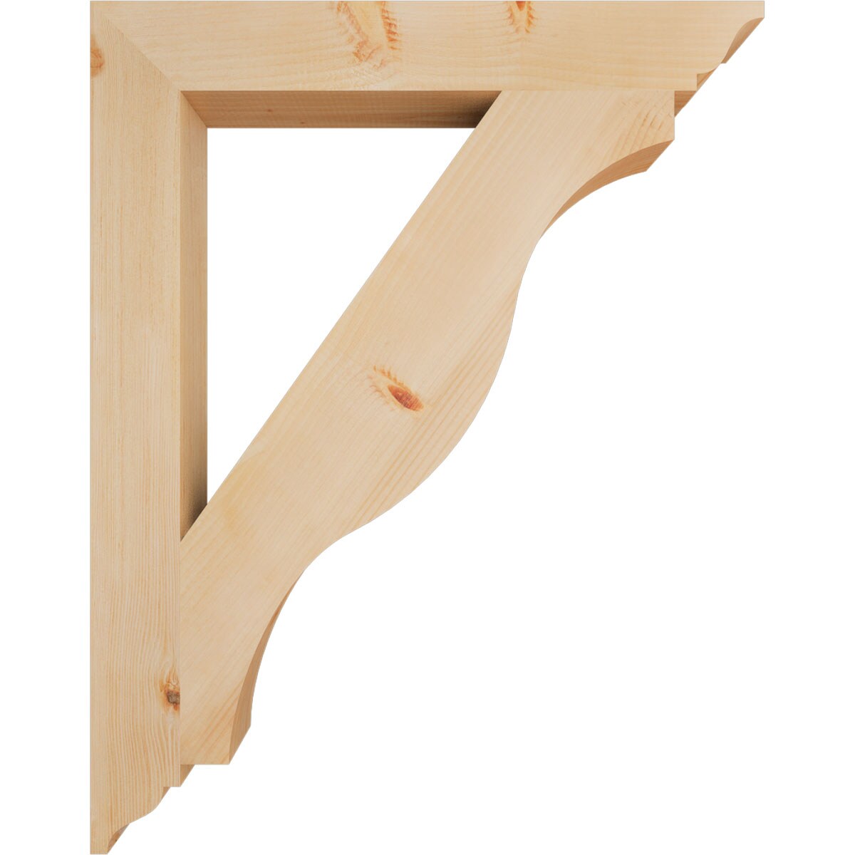 Ekena Millwork BKT04X30X38FST01SDF Exterior-Brackets-Braces - View #3