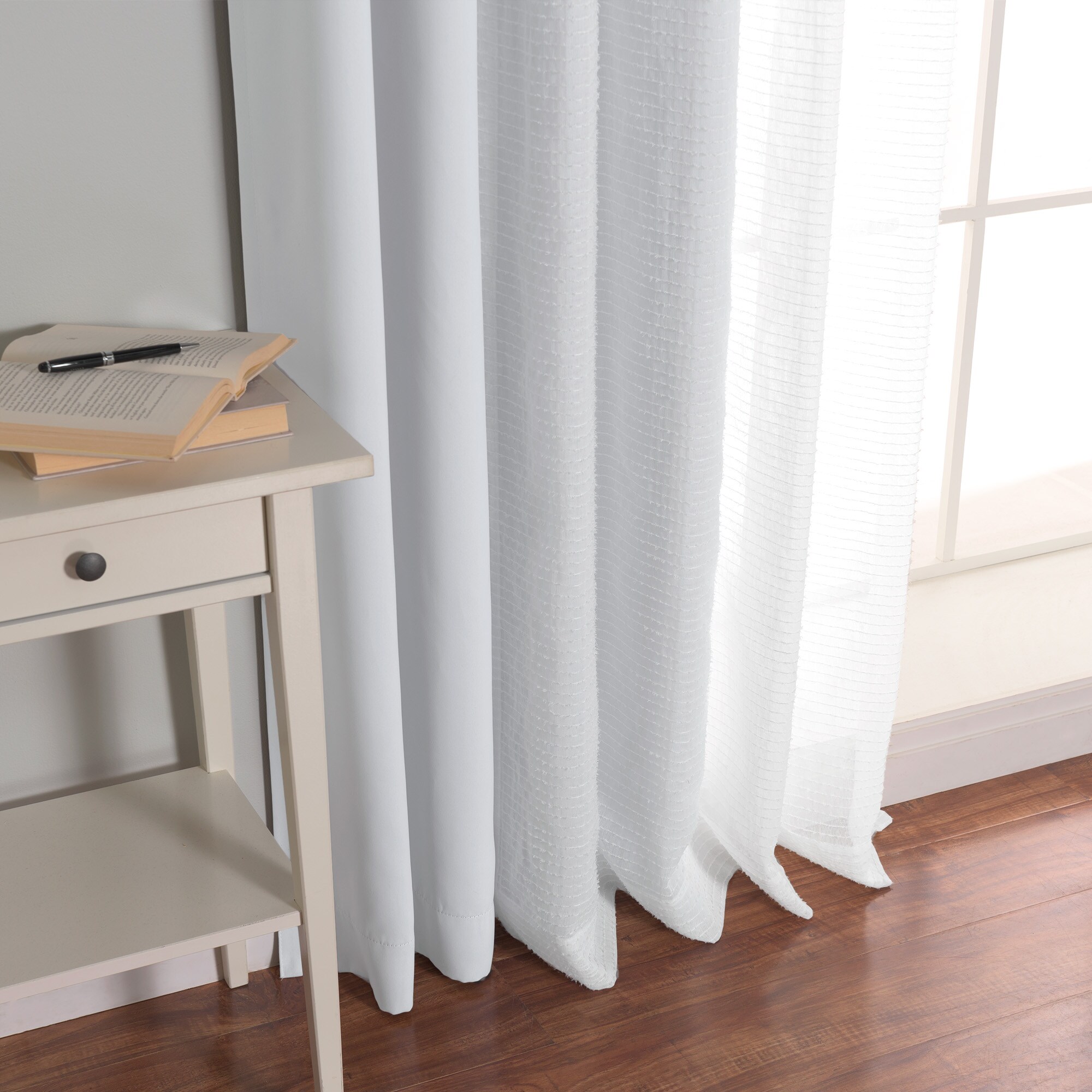 Best Home Fashion MM-STRIPE-96-VAPOR curtains - View #5