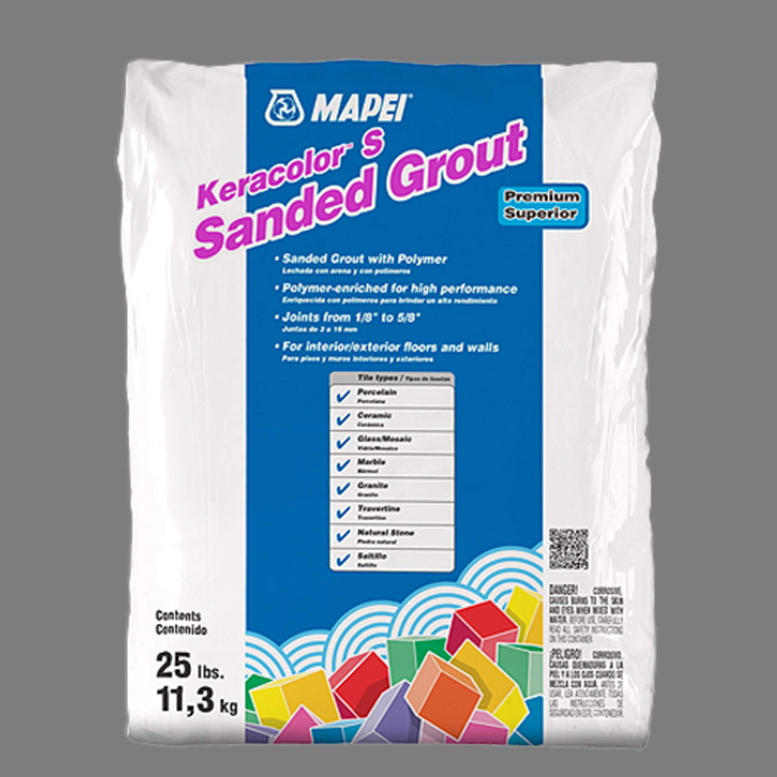 MAPEI 5UJ501911 Keracolor Pearl Gray #5019 Sanded Grout (25-lb)