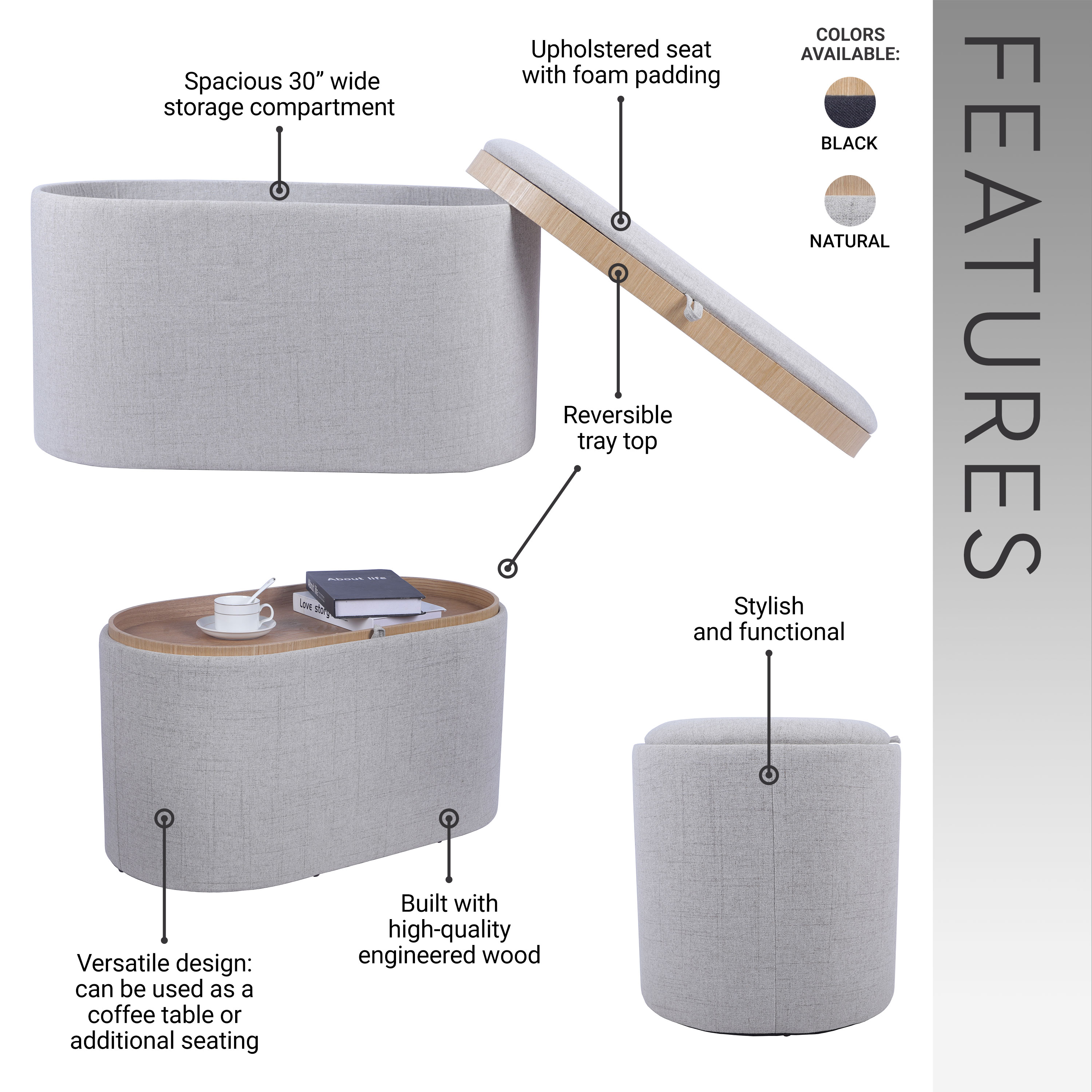 LUXEYARD DS-R-295189 Indoor-Ottomans - View #3