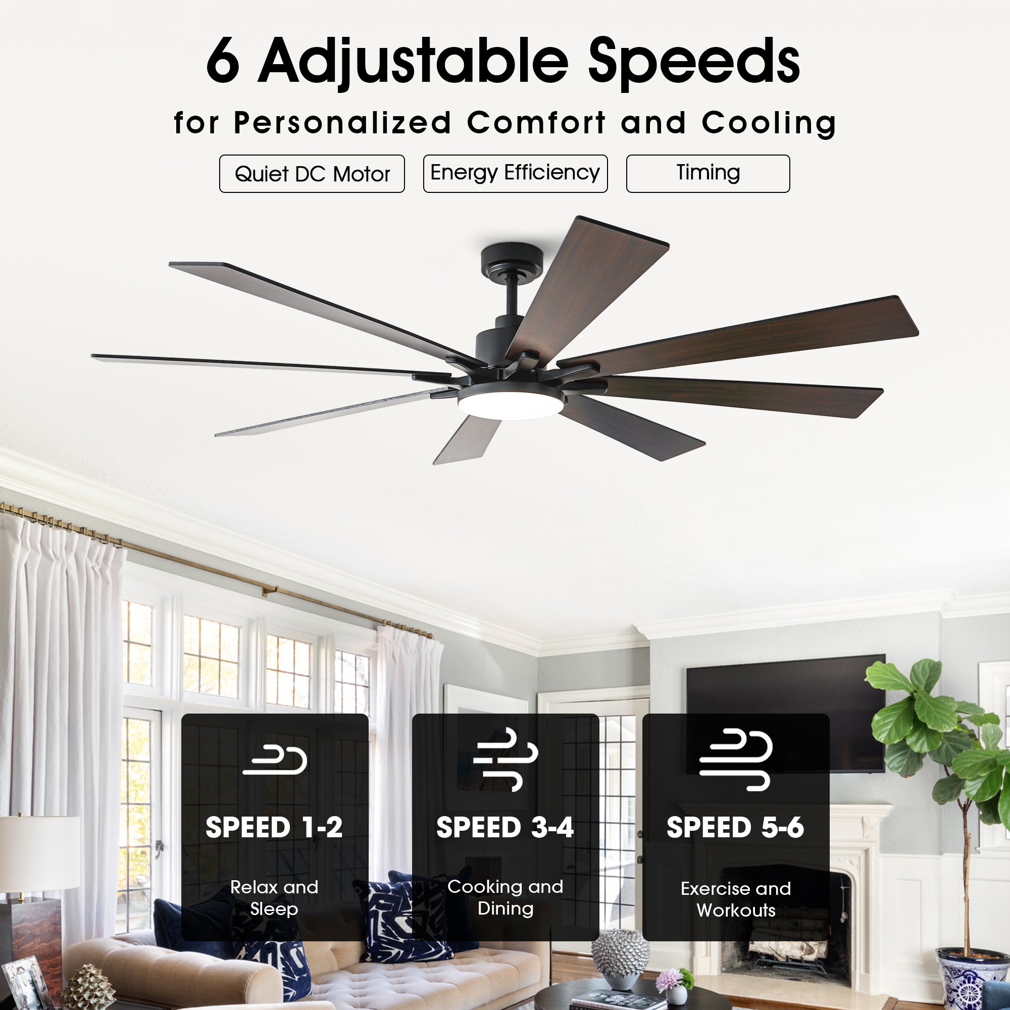 VACZON VZA01A115BK Ceiling-Fans - View #6