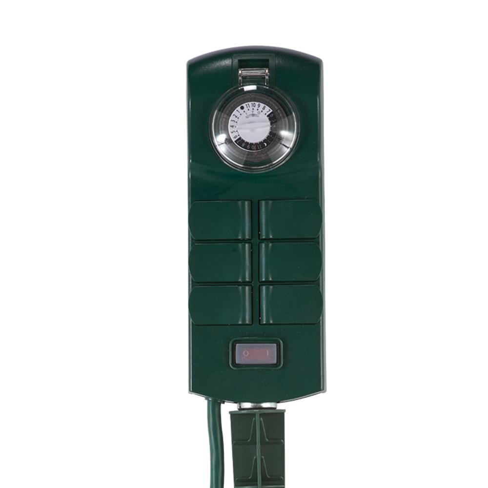 Intermatic HB1116K 15-Amps 120-volt 6-Outlet Mechanical Lighting Timer