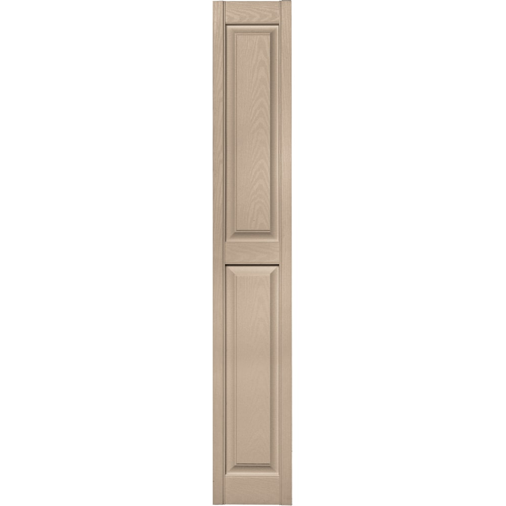 Vantage V4711275023 12-in W x 75-in H Wicker Raised Panel Exterior Shutters