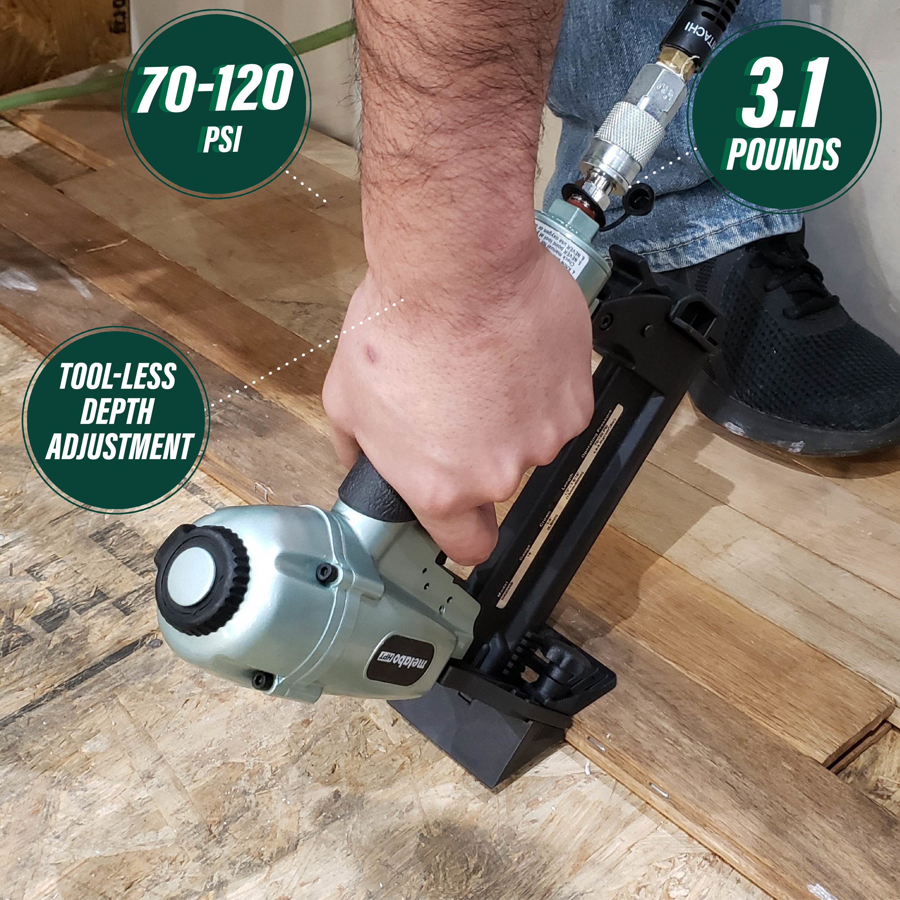 Metabo HPT N4004ABM Pneumatic-Staplers - View #2