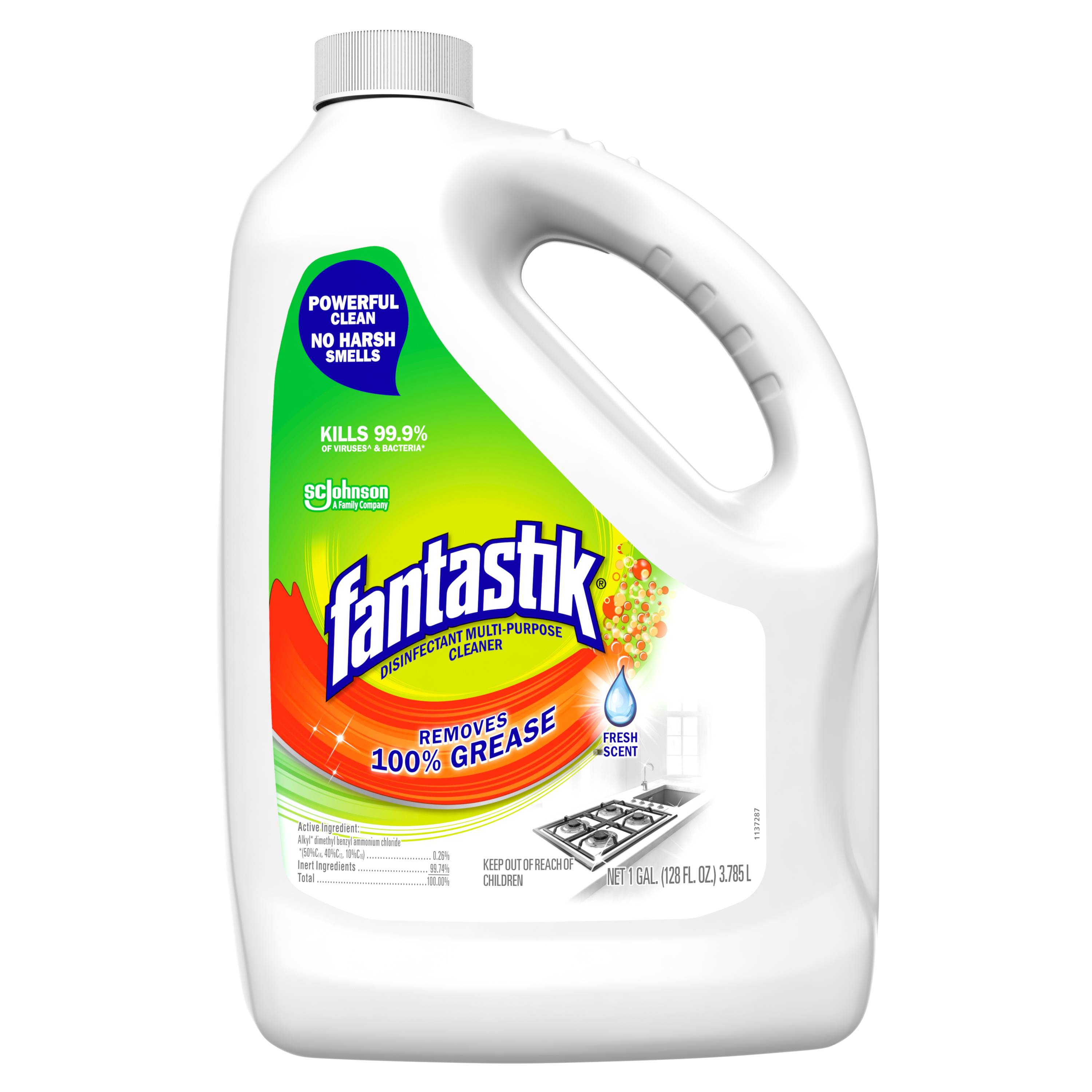 fantastik 128-fl oz Fresh Scent Disinfectant Liquid All-Purpose Cleaner in  the All-Purpose Cleaners department at