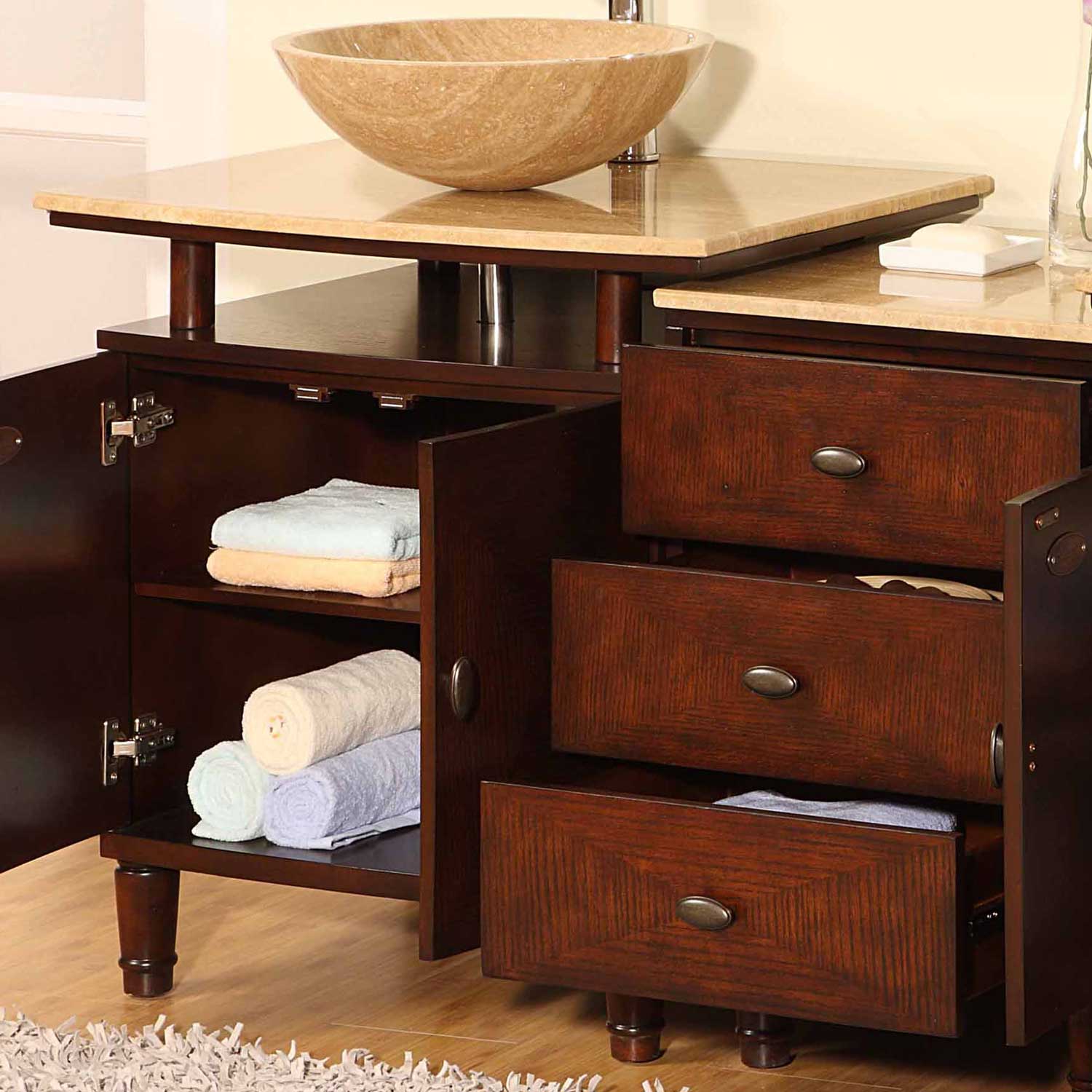 Silkroad Exclusive HYP-0808N-T-73-S29B Bath-Vanity-Combo - View #6