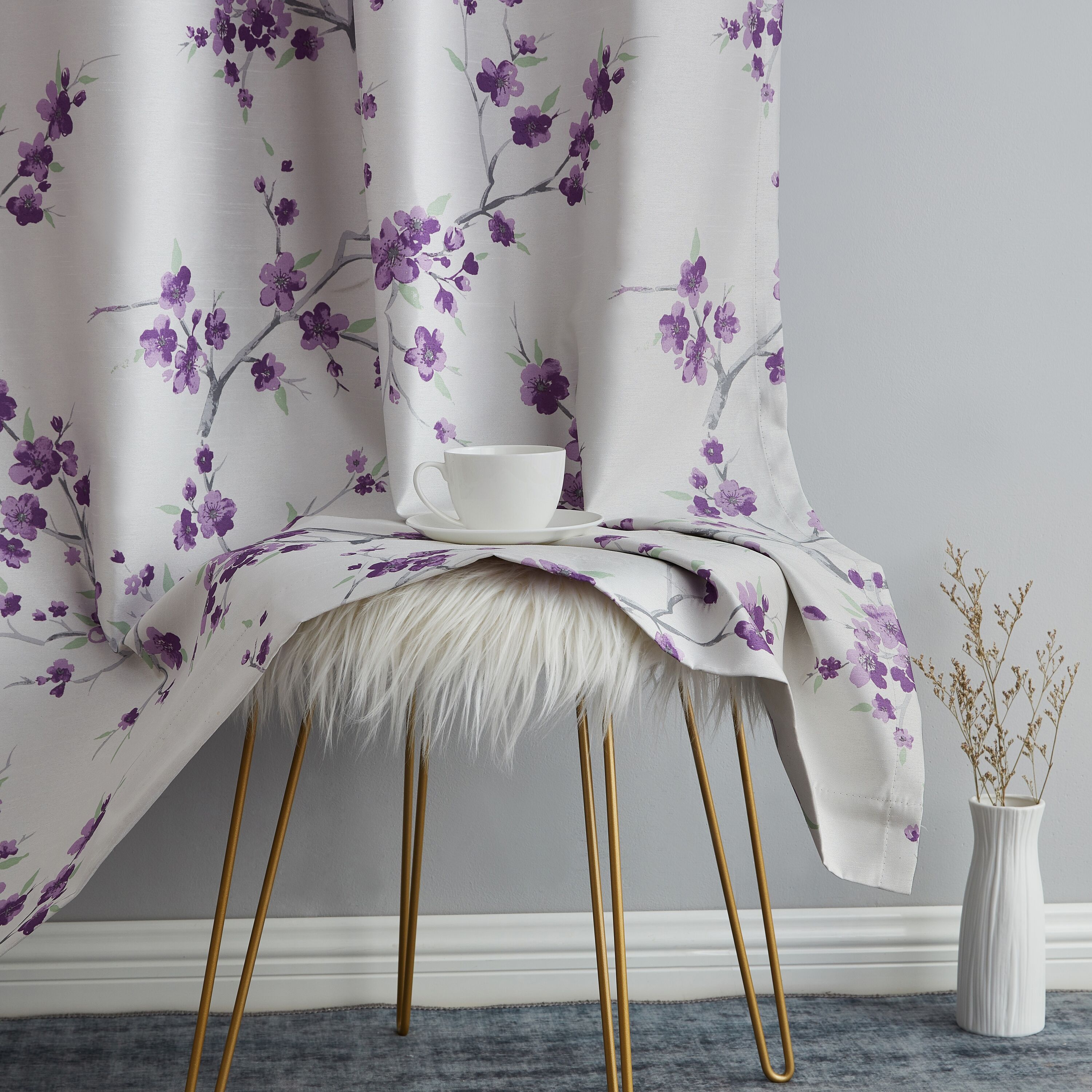 HLC.me OS-JSMNE-63-PURP curtains - View #5