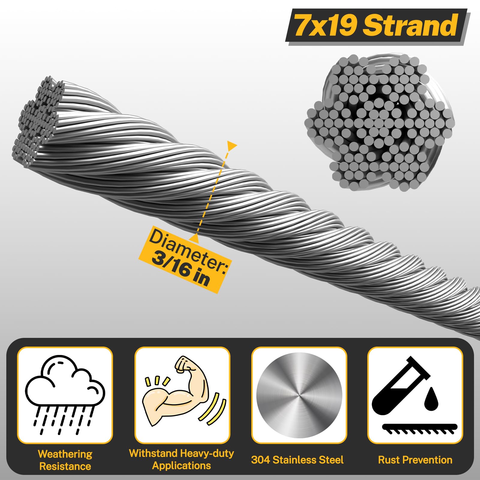 Lukvuzo LLU0706L070 Chain-Cable-By-The-Foot - View #3
