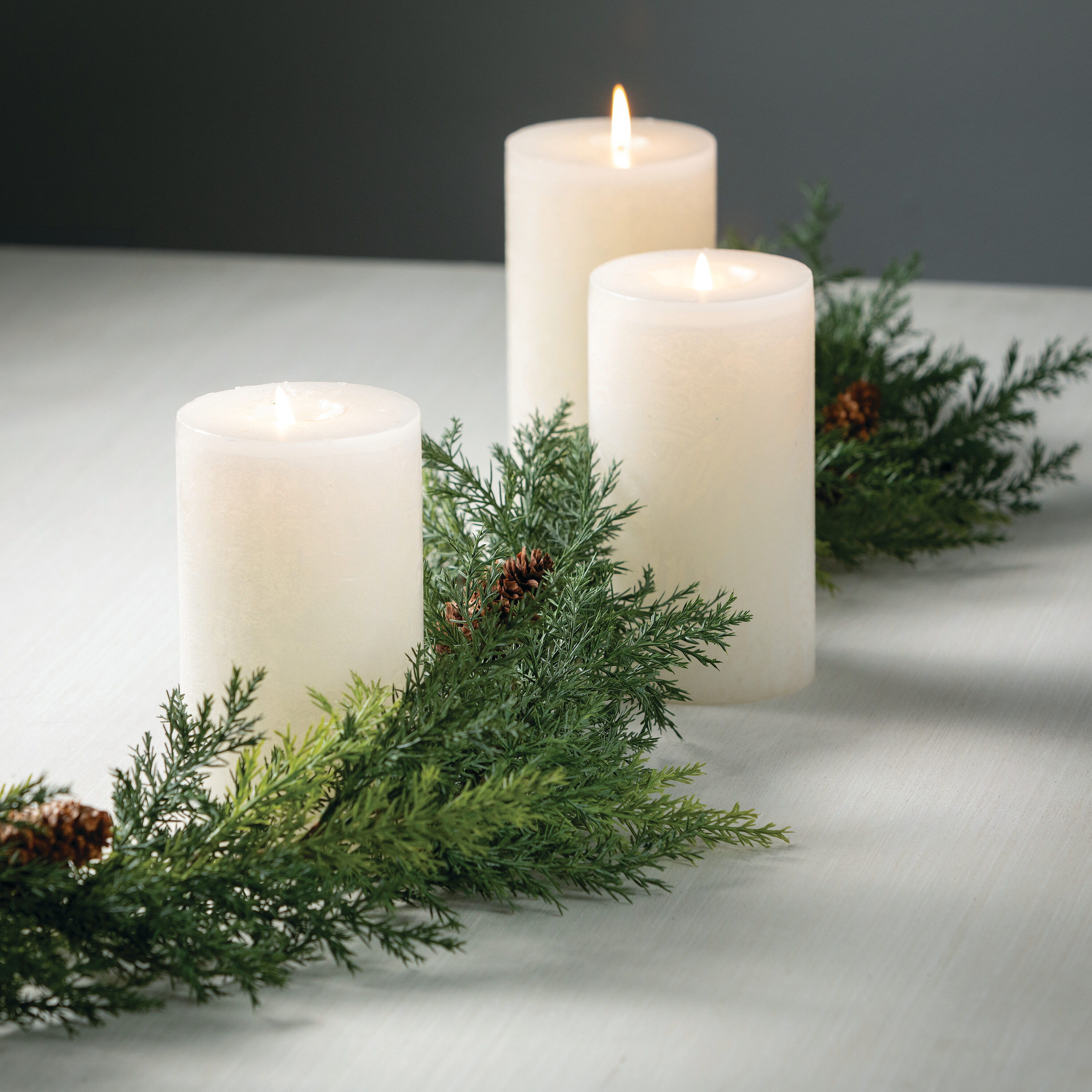 6-Foot Artificial Pine Cone Christmas Garland