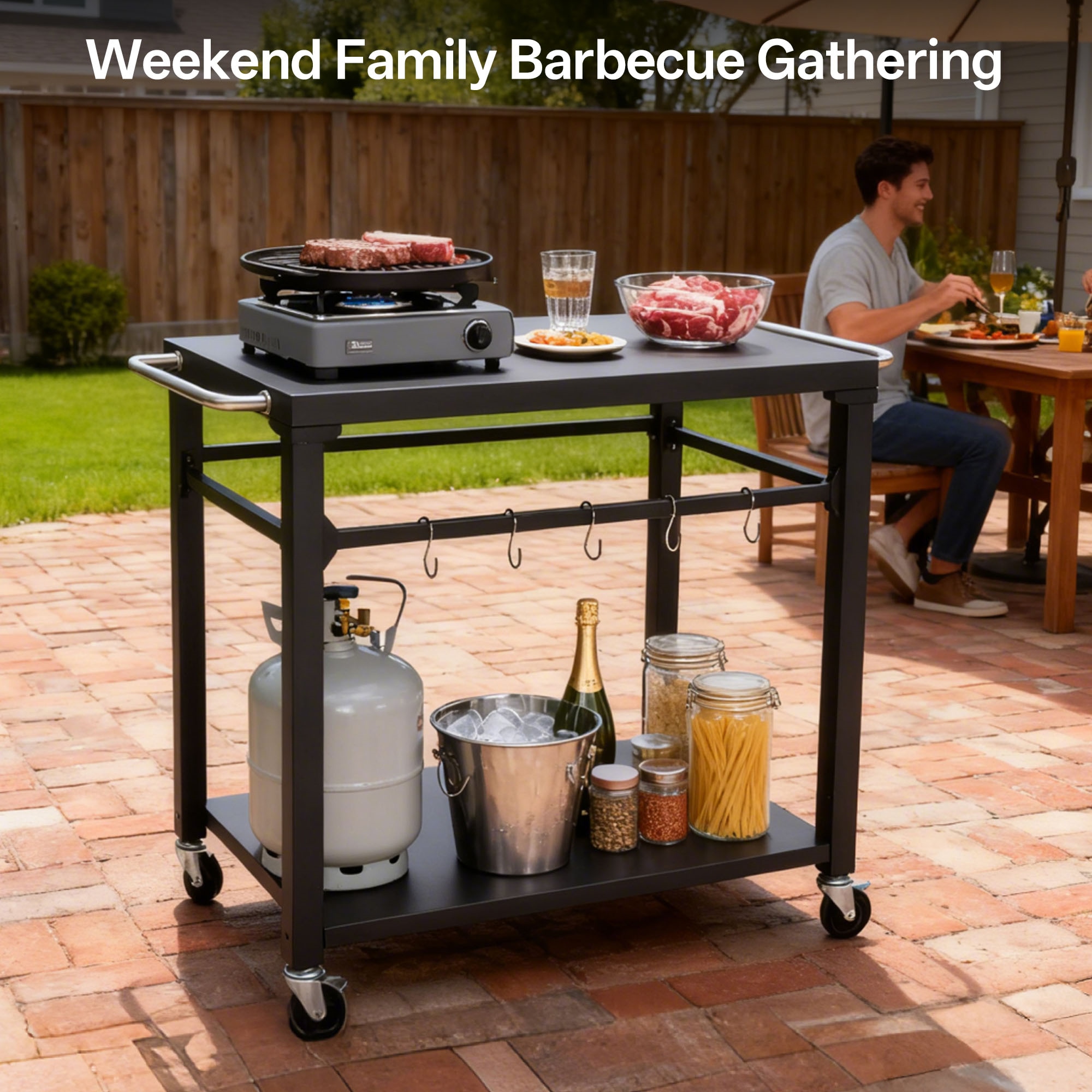 BABOOM BOM-P447324-OR Grill-Carts-Grill-Stands - View #2