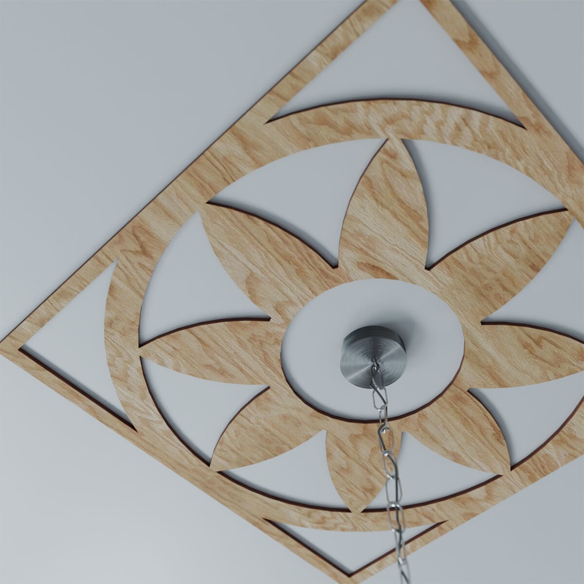 Ekena Millwork CMWP36X36X0250BLRO Ceiling-Medallions - View #10