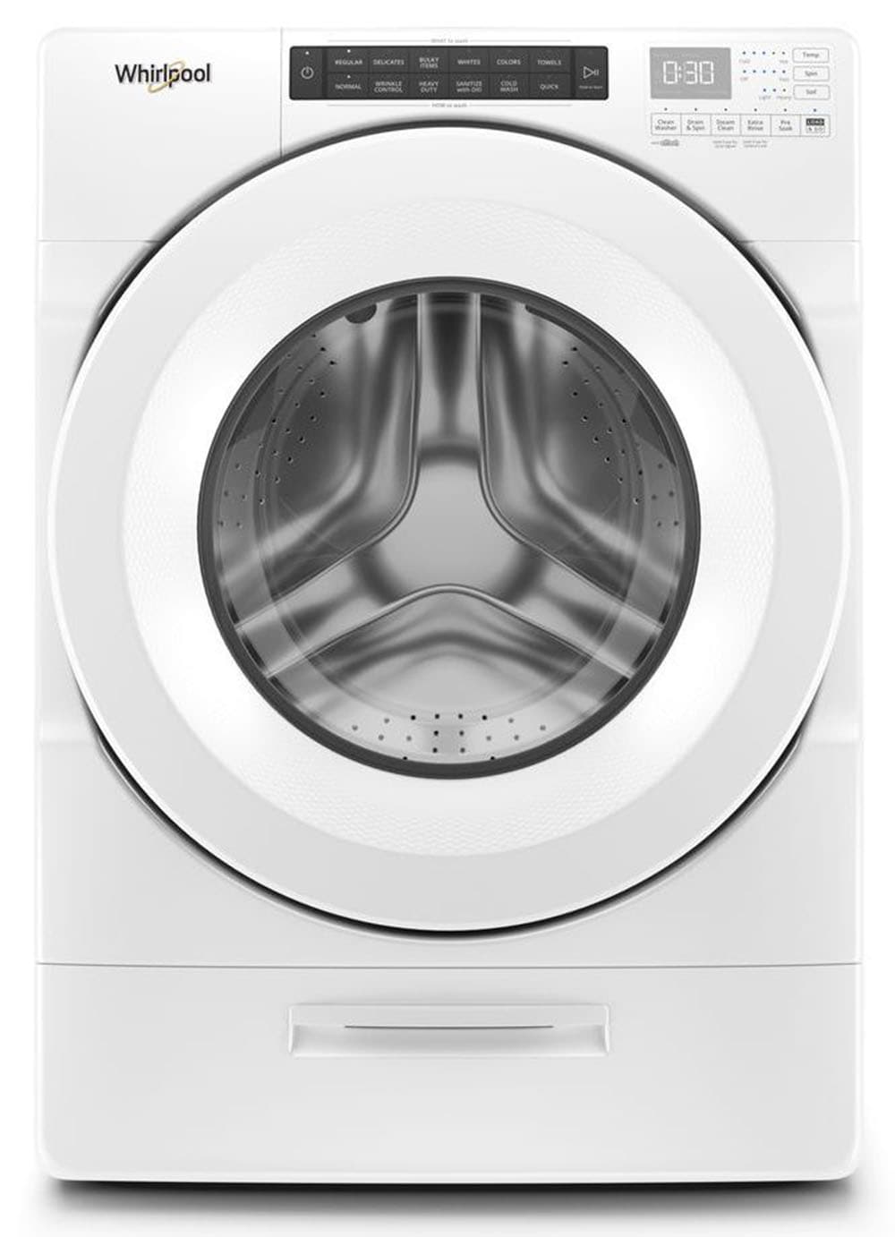 Whirlpool 4.5-cu ft Closet-Depth High-Efficiency Front Load Washer