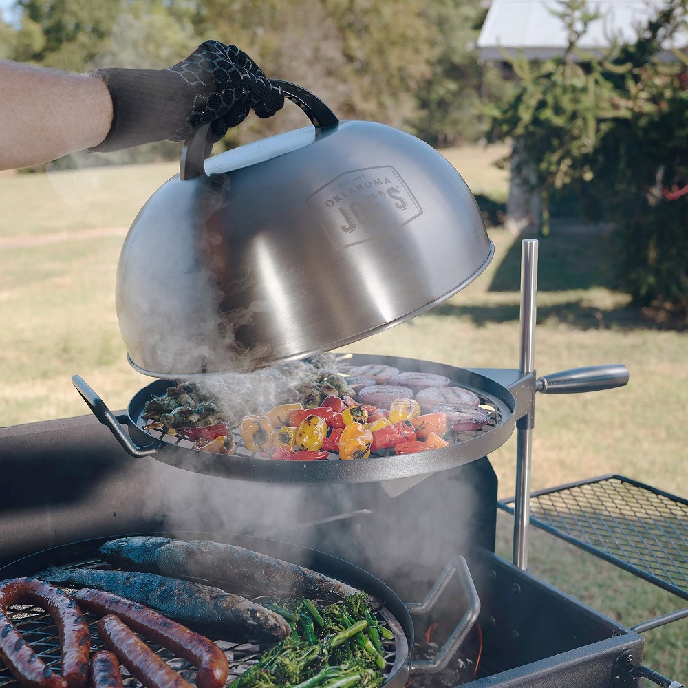 Oklahoma Joe's Stainless Steel Smoker Lid 3146323R04 at Lowes.com