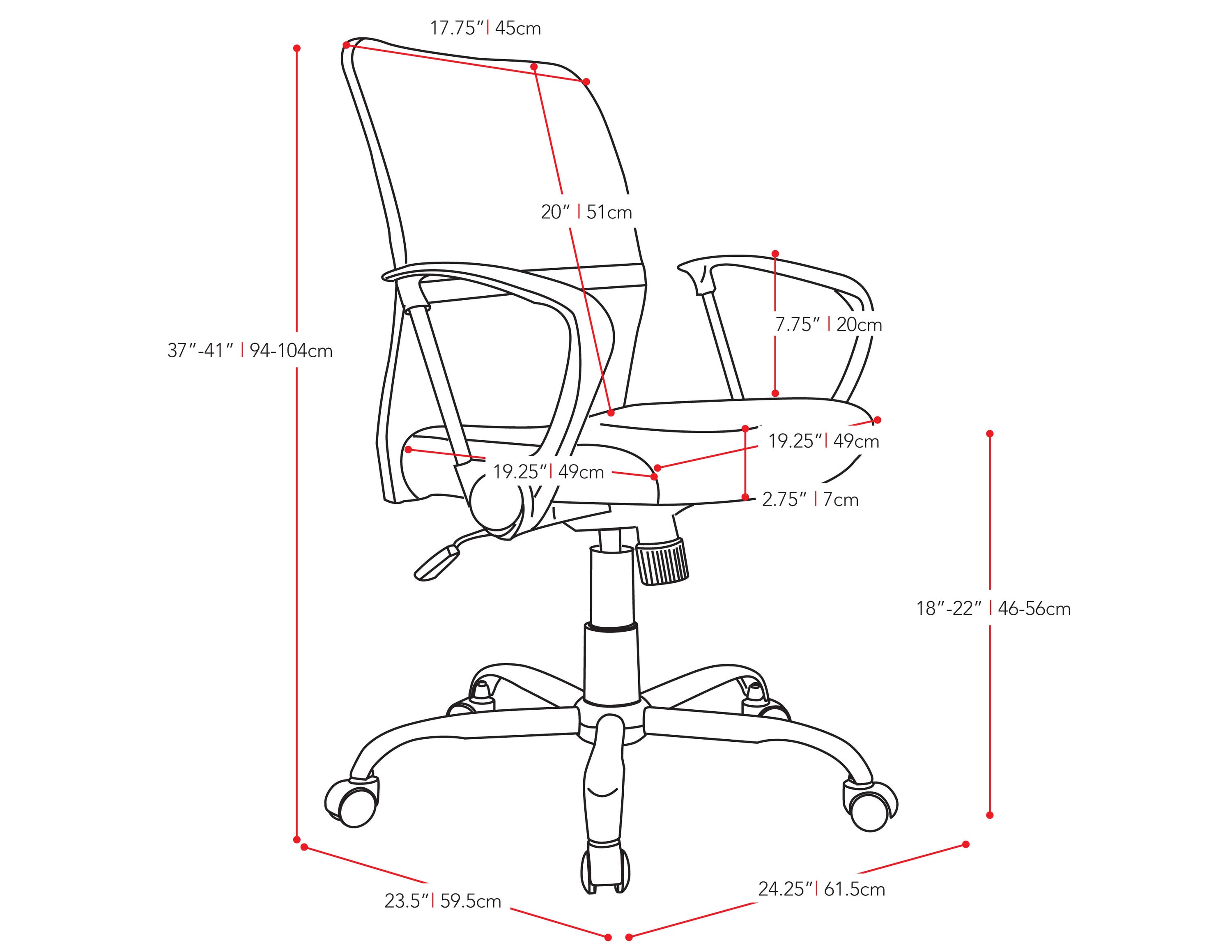 CorLiving WHL-725-C Office-Chairs - View #4