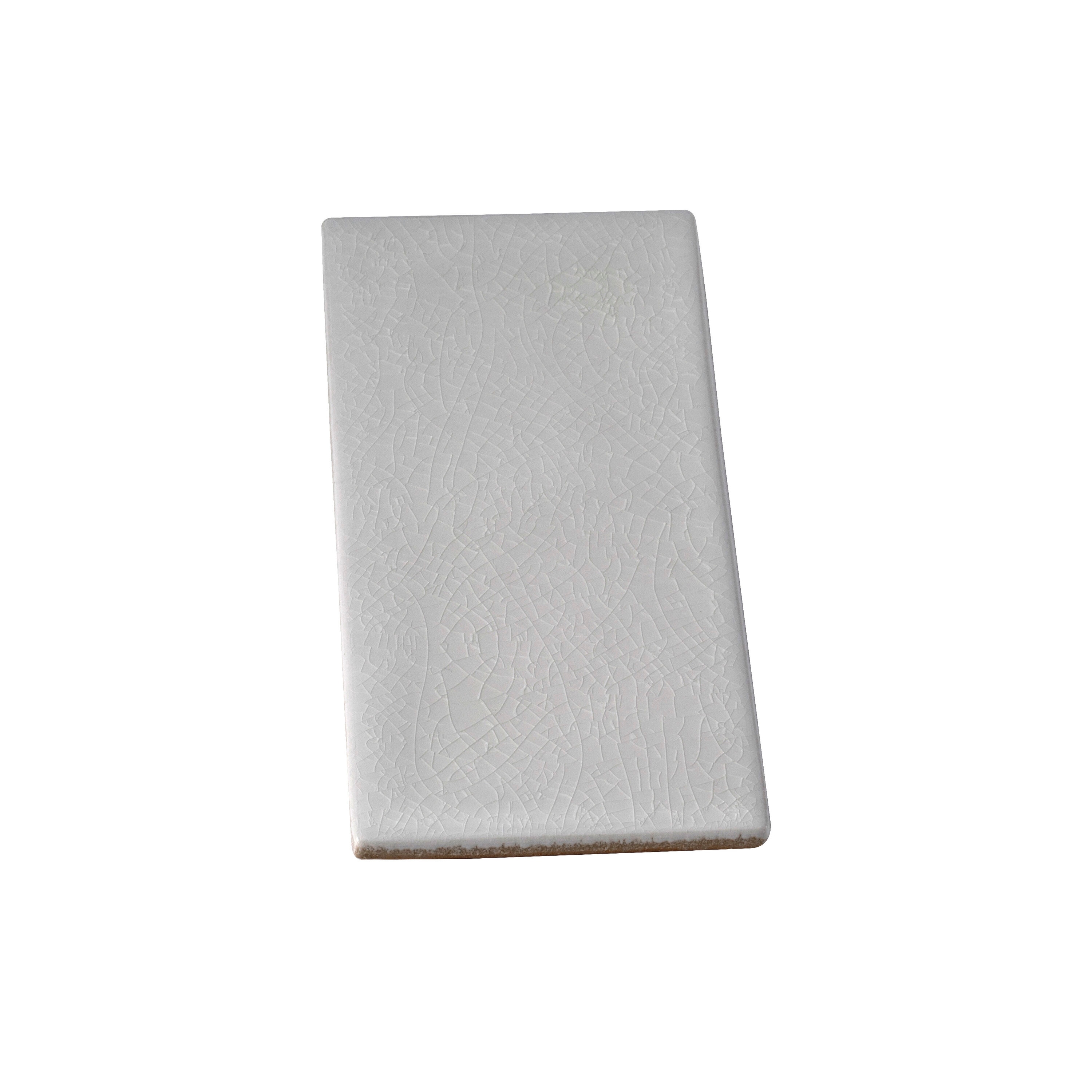 Apollo Tile Deluxe Snow White 3-in x 6-in Glossy Ceramic Marble Look Wall Tile (5-sq. ft/ Carton)