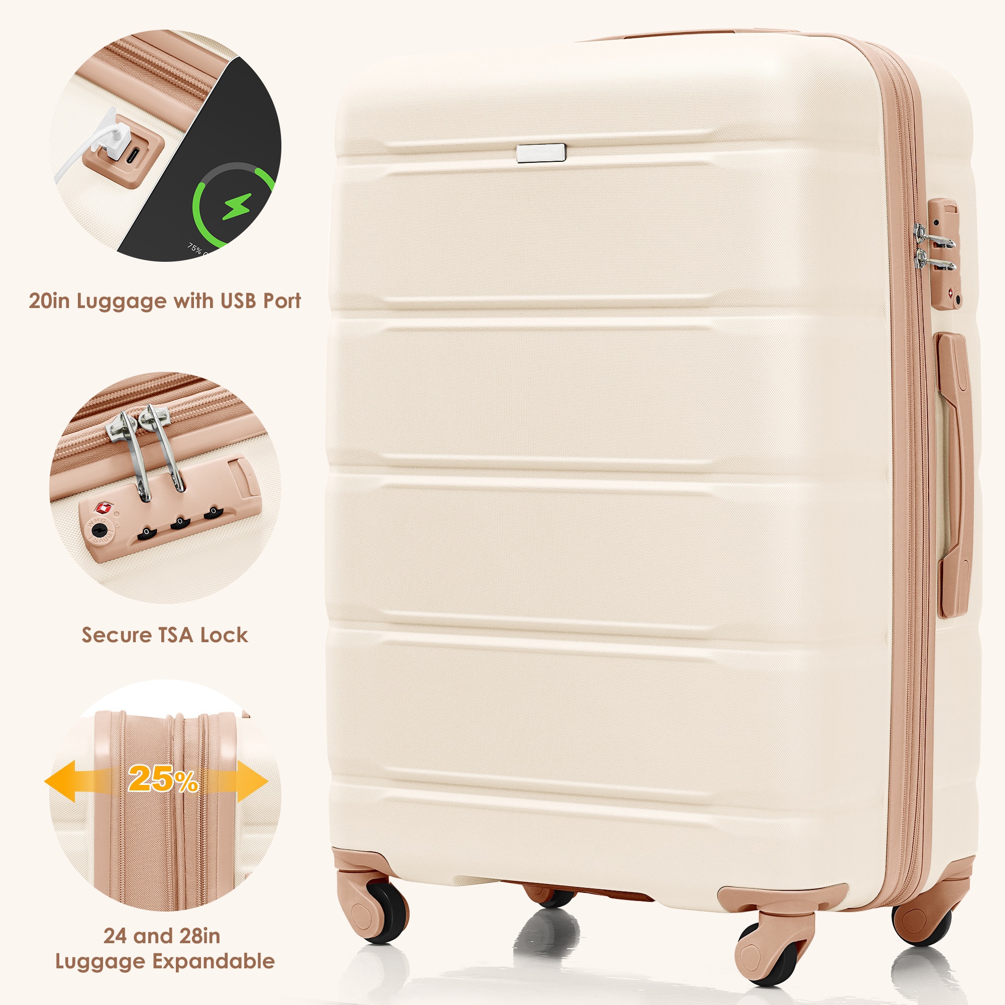 SINOFURN SYD9600012IR Luggage-And-Luggage-Sets - View #8