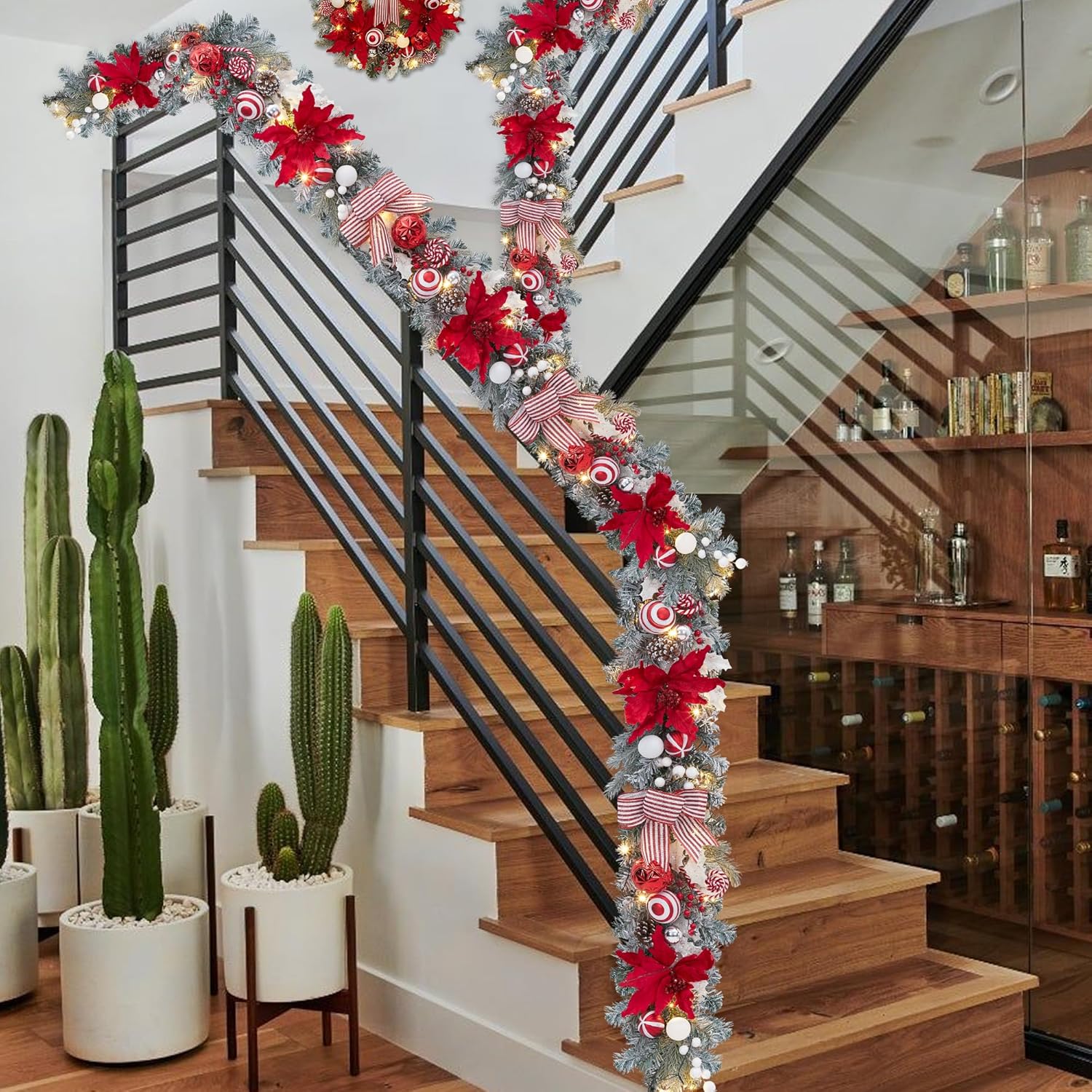 Qeetex PHO-15KA080V-KLN Artificial-Christmas-Garland - View #7