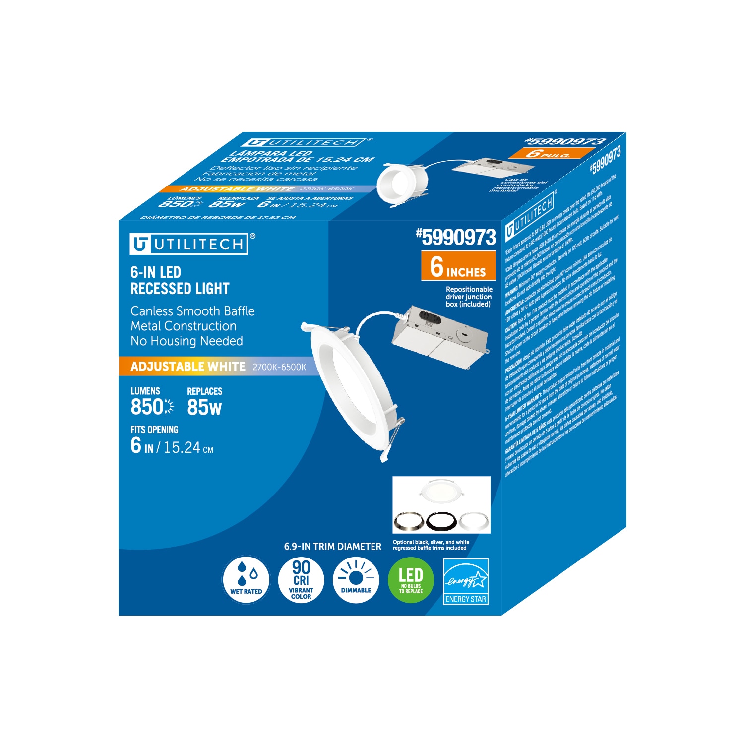 Utilitech MQTL1253-L85K9027 Led-Retrofit-Downlight - View #2
