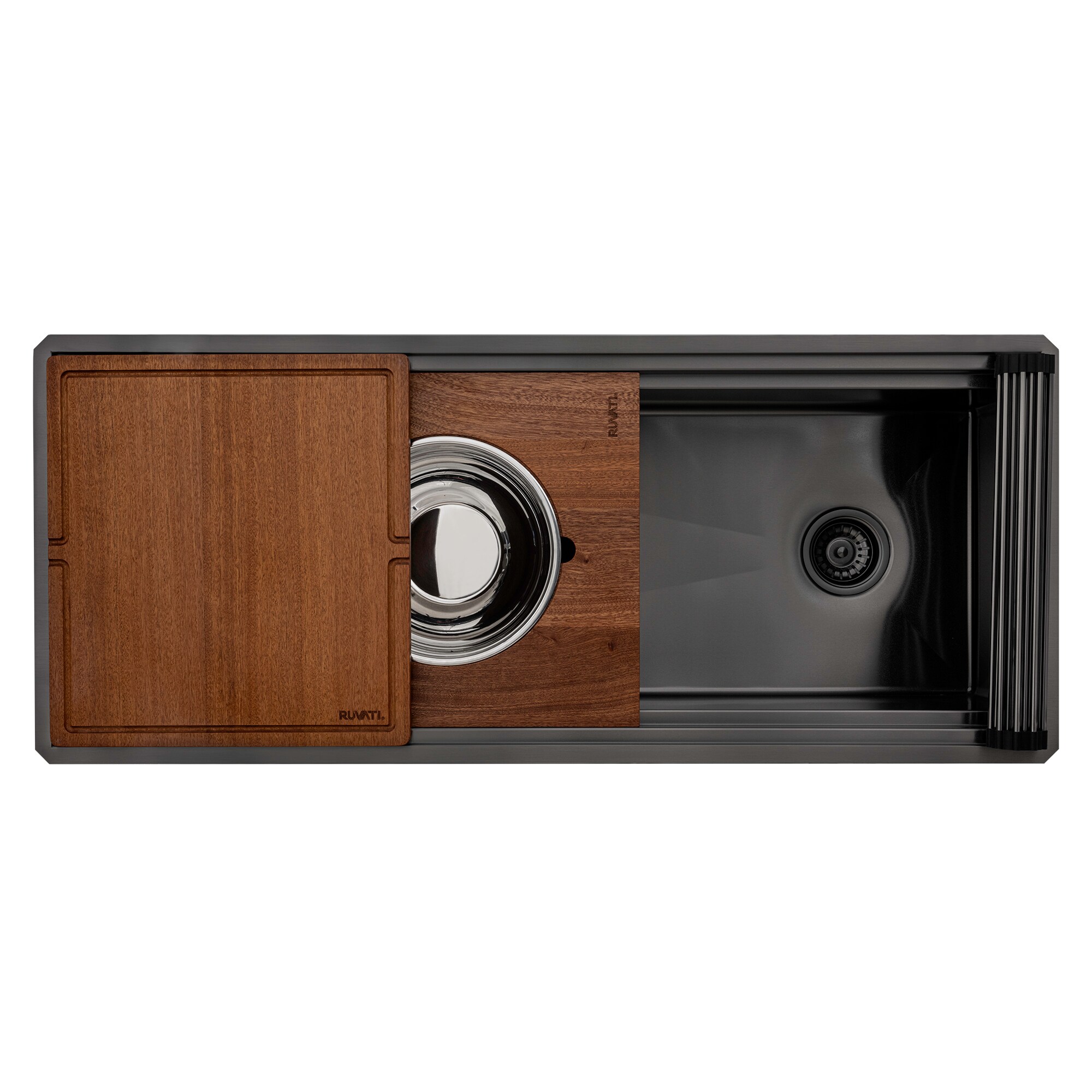 Ruvati RVH6333BL Kitchen-Sinks - View #2