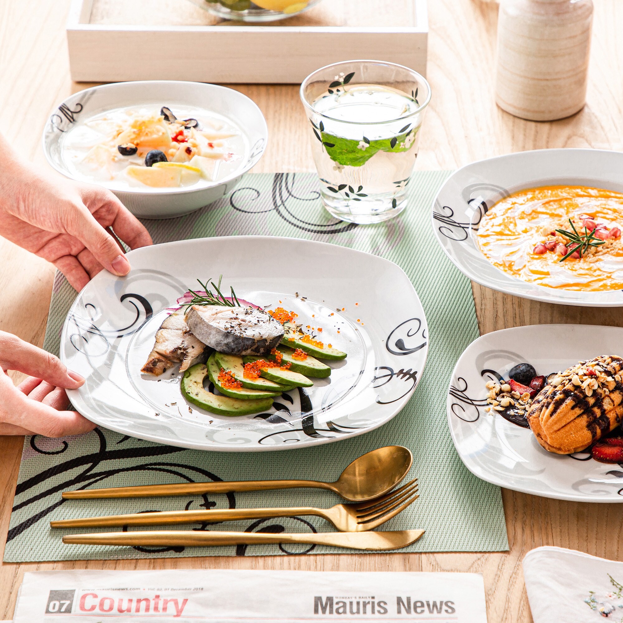 VEWEET ZOEY002 dinnerware - View #4